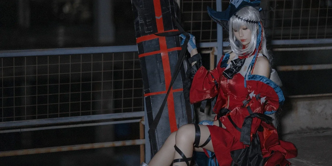 アークナイツ, アビサルハンター, コスプレシェア, 夜景コスプレ, 濁心スカジ コスプレ - 4枚目