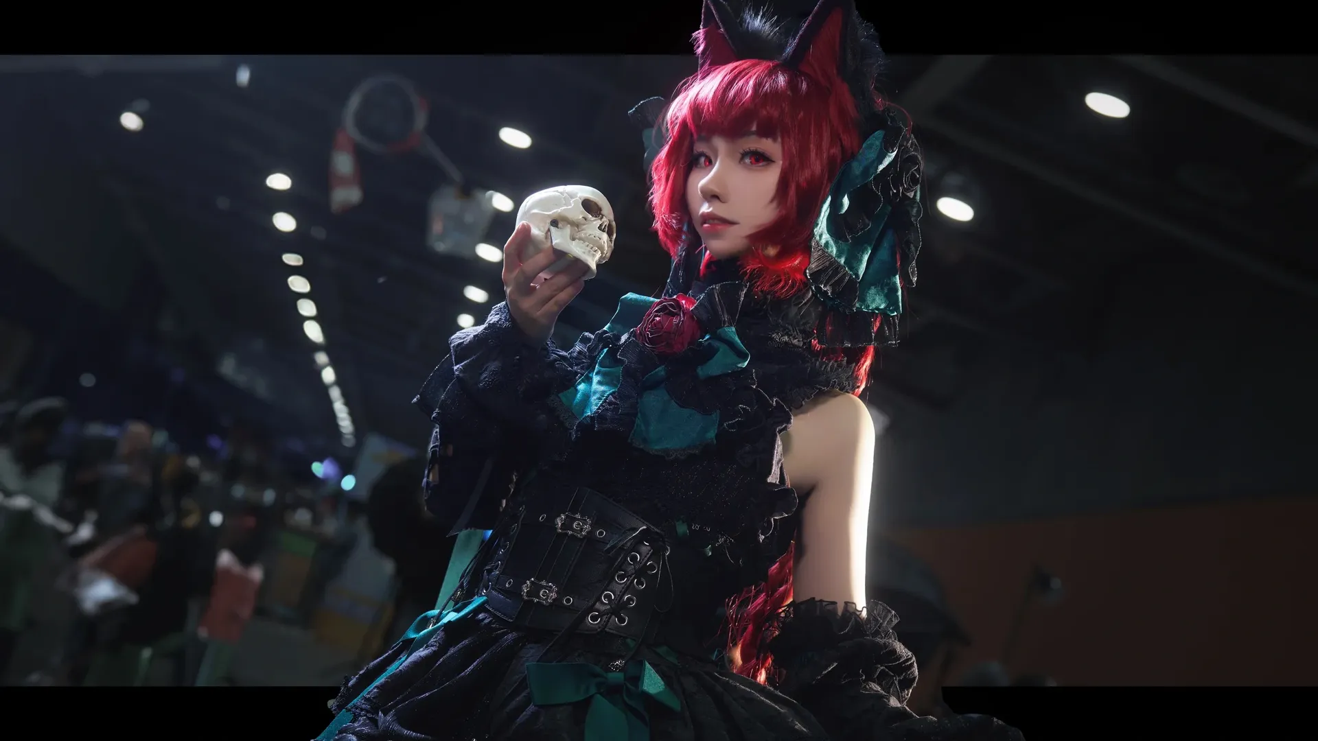 东方project, 哥特风, 漫展场照, 火焰猫燐cos, 暗黑风 - 第2张