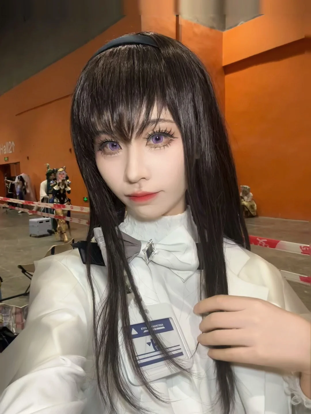 Arknights, Convention photography, Guangzhou Firefly ACG Expo, Priestess cosplay, New Year anime convention