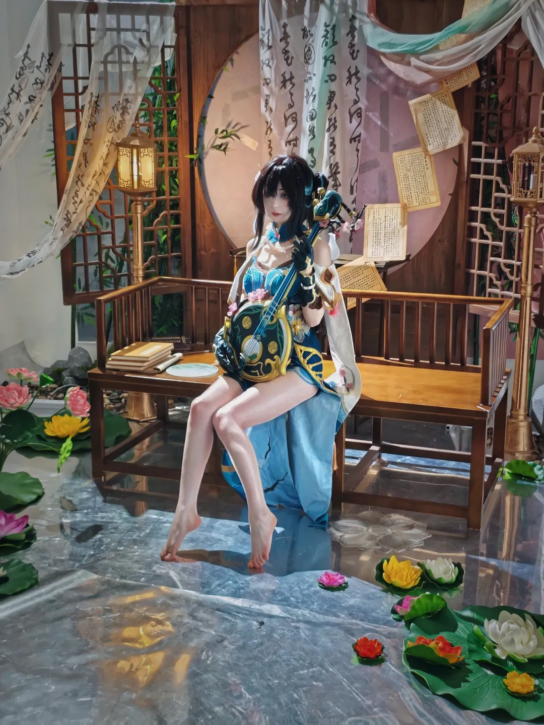 cosplay, Honkai: Star Rail, Ruan Mei cosplay, Photography sharing, Ancient style cosplay