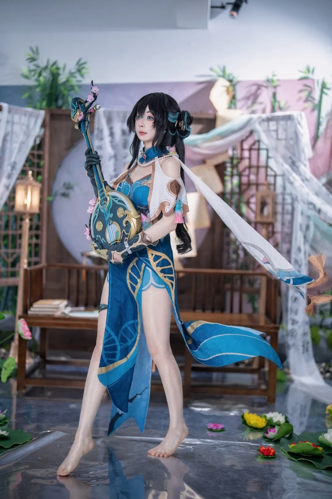 崩壊：スターレイル, ルアン・メェイ コスプレ, 中華風コスプレ, 古風写真, 仙舟キャラクター - 1枚目