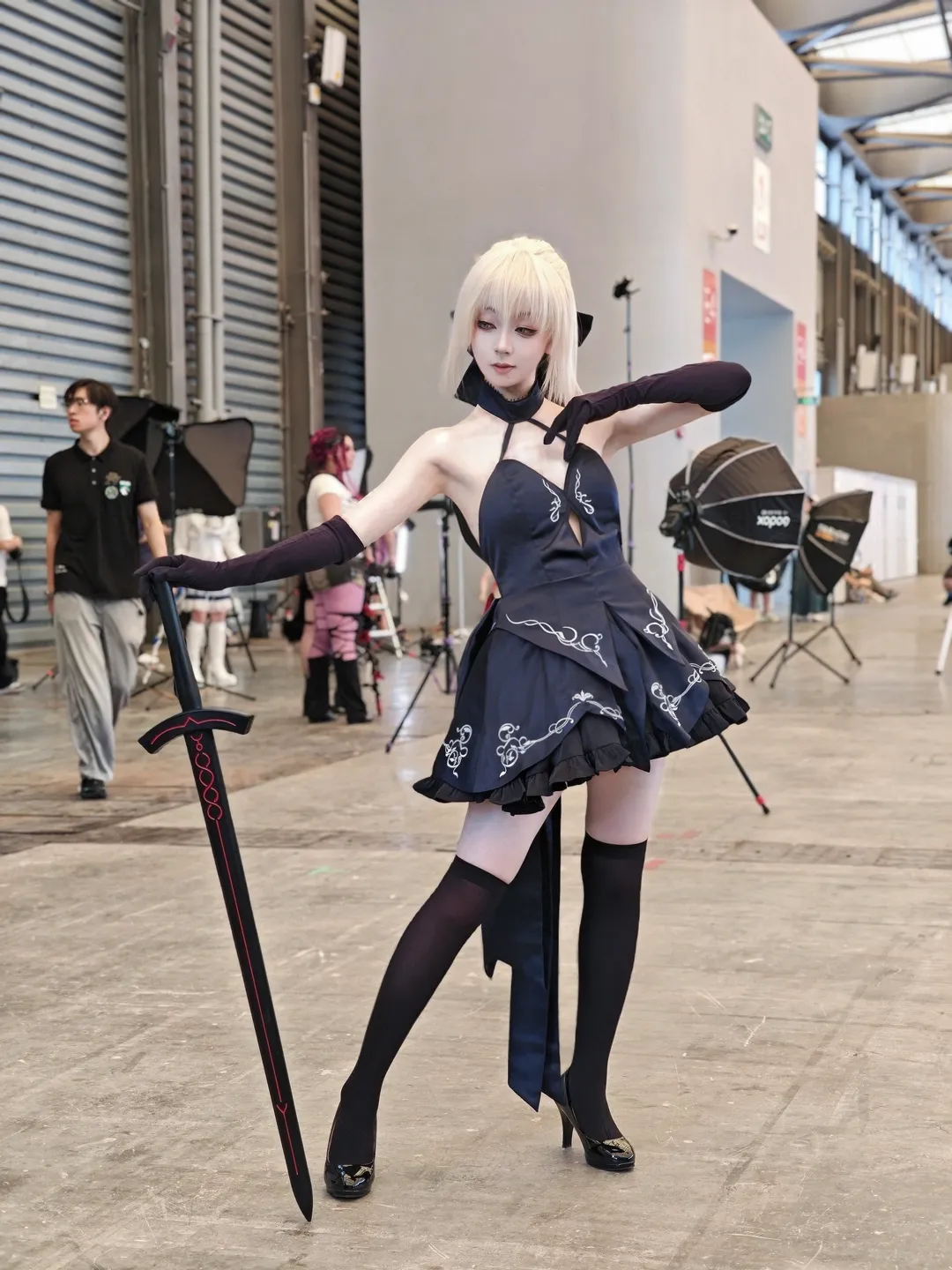 Fate/Grand Order, イベント写真, コスプレ撮影, 黒セイバーのコスプレ, チャイナジョイ2026 - 1枚目