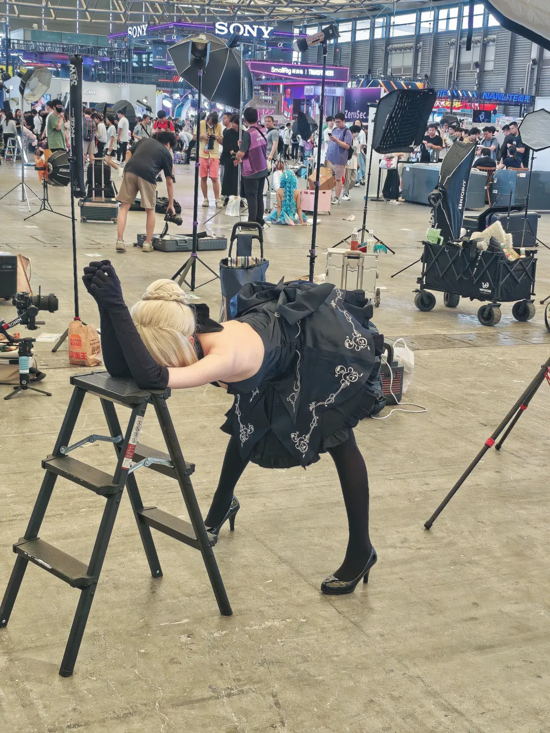 Fate/Grand Order, イベント写真, コスプレ撮影, 黒セイバーのコスプレ, チャイナジョイ2026 - 5枚目