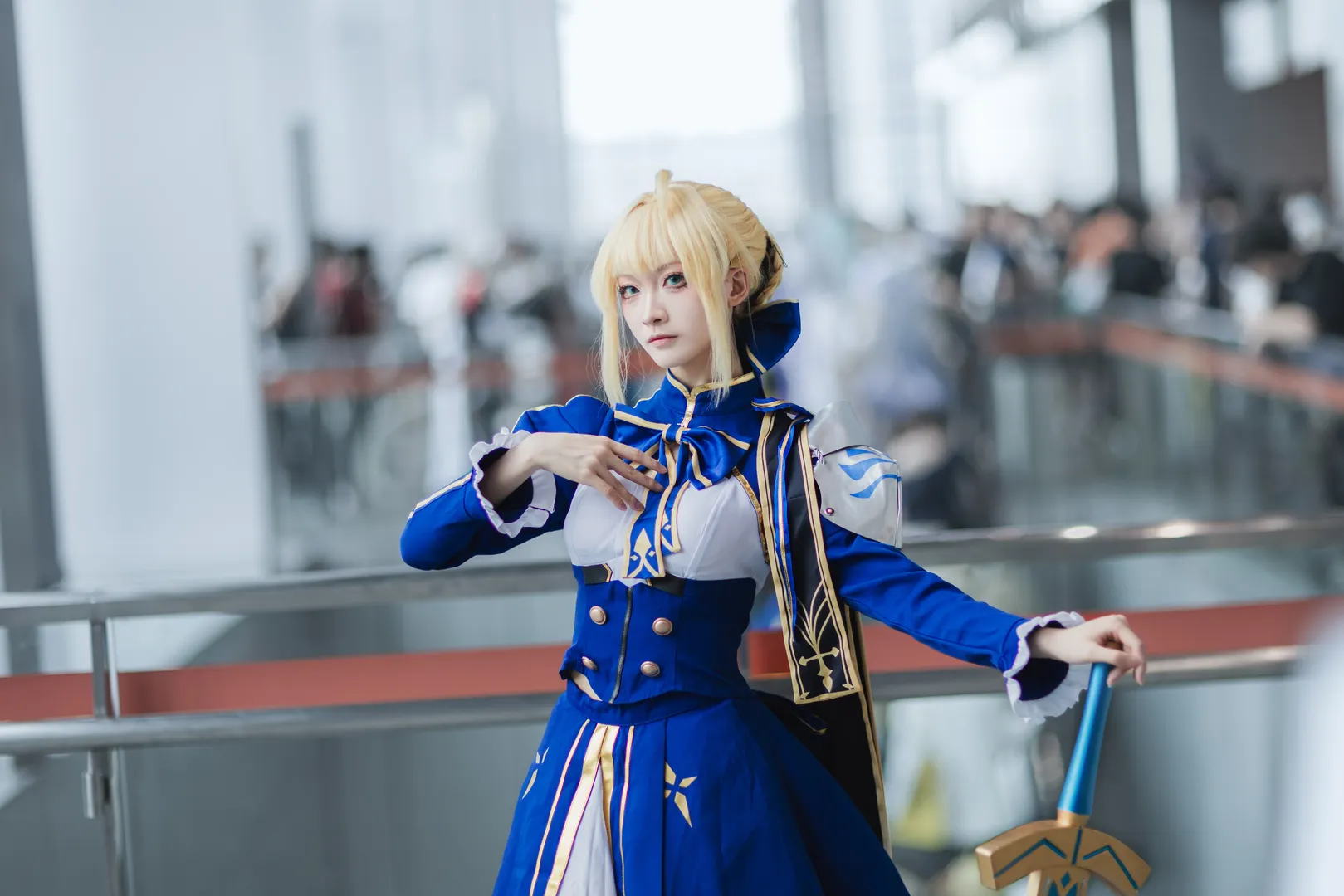 Fate/Grand Order, 漫展返图, 阿尔托莉雅cos, 丝袜, 萤火虫动漫展 - 第11张