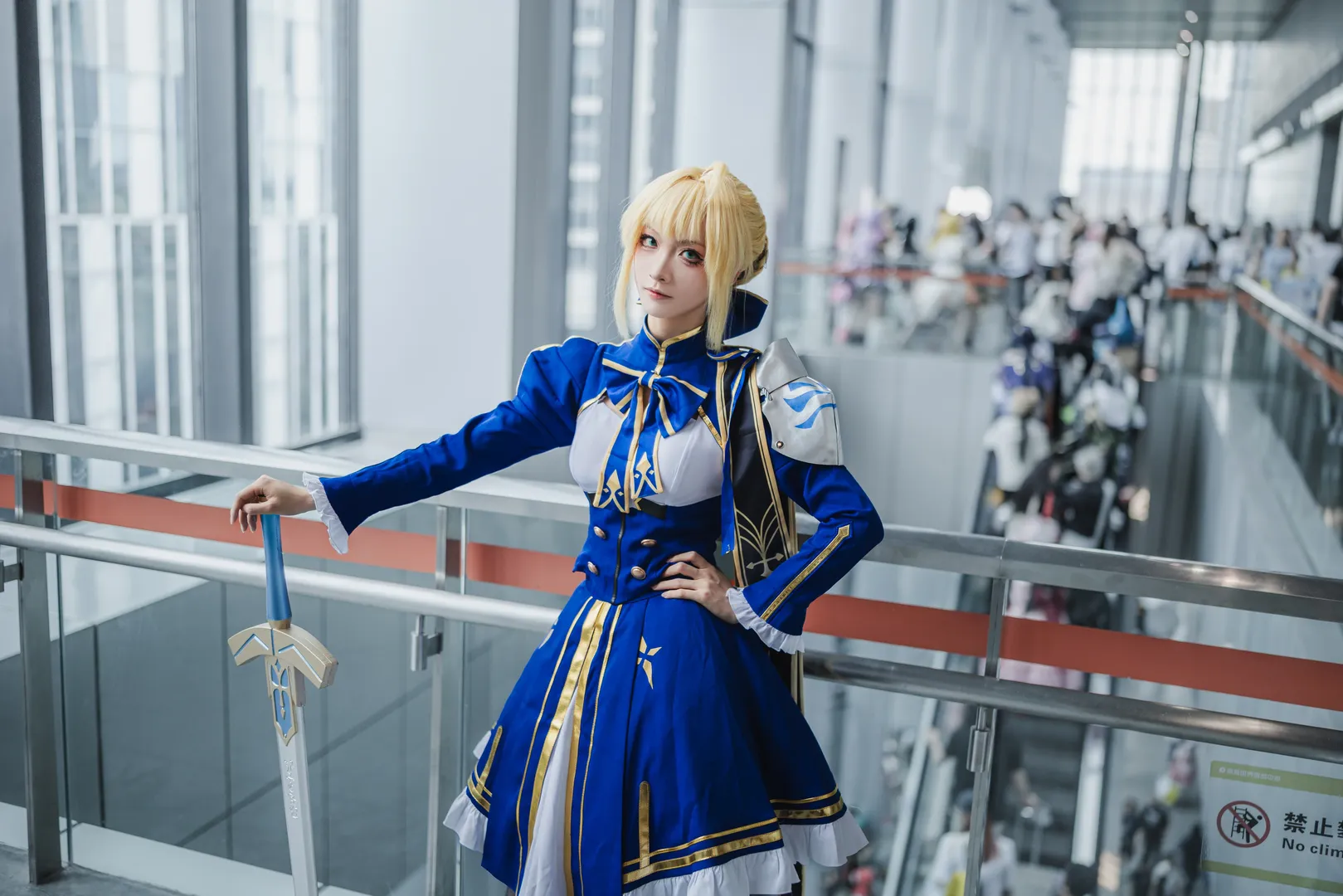 Fate/Grand Order, 漫展返图, 阿尔托莉雅cos, 丝袜, 萤火虫动漫展 - 第12张