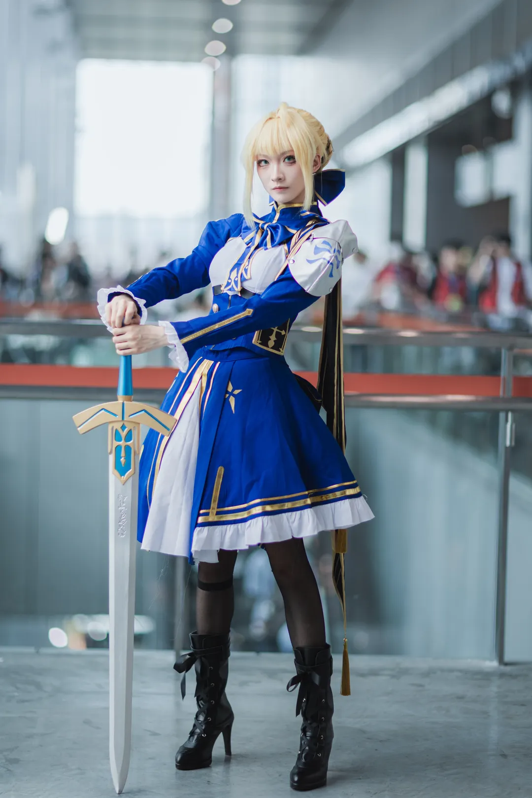 Fate/Grand Order, 漫展返图, 阿尔托莉雅cos, 丝袜, 萤火虫动漫展 - 第13张