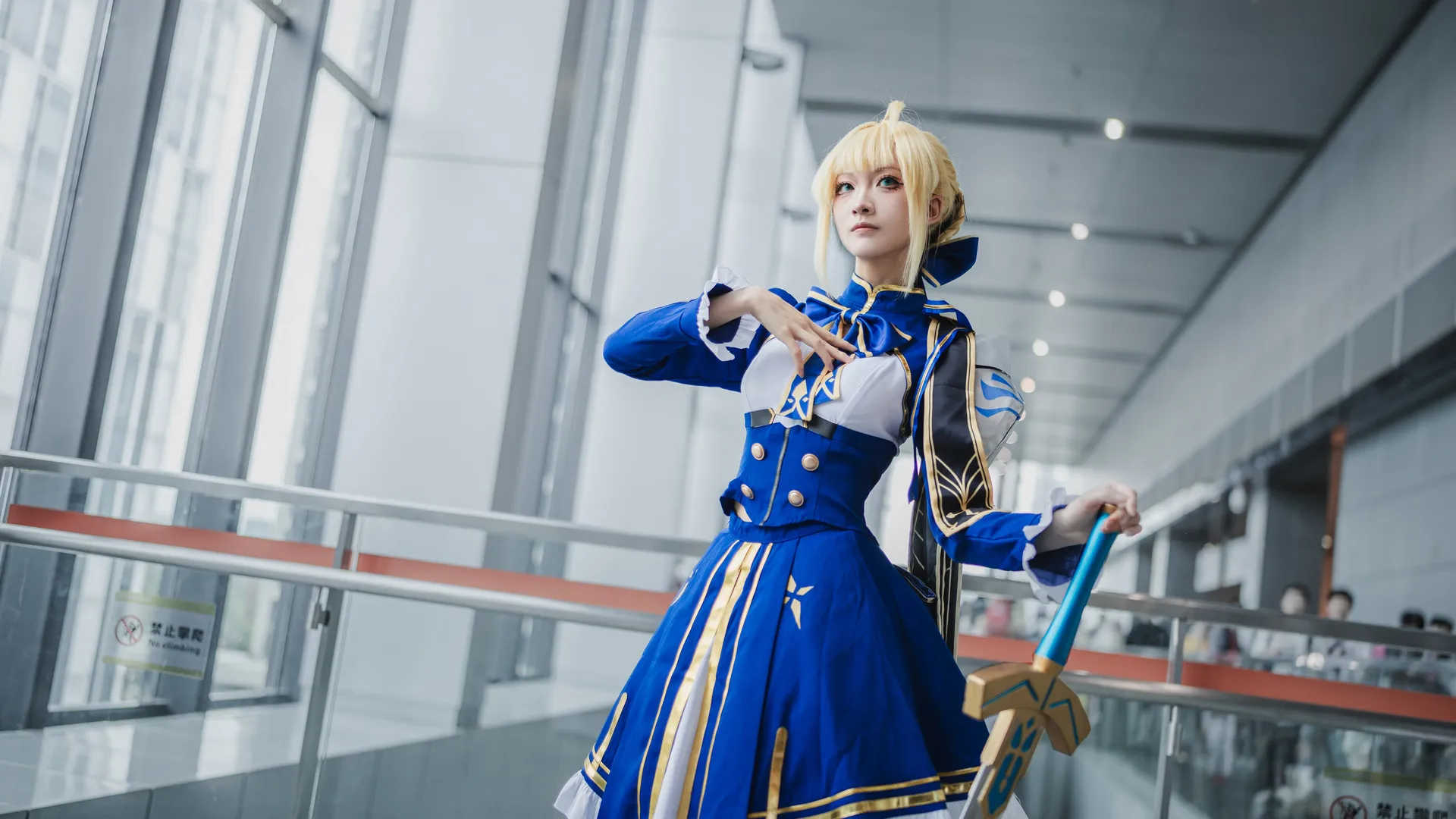 Fate/Grand Order, 漫展返图, 阿尔托莉雅cos, 丝袜, 萤火虫动漫展 - 第2张