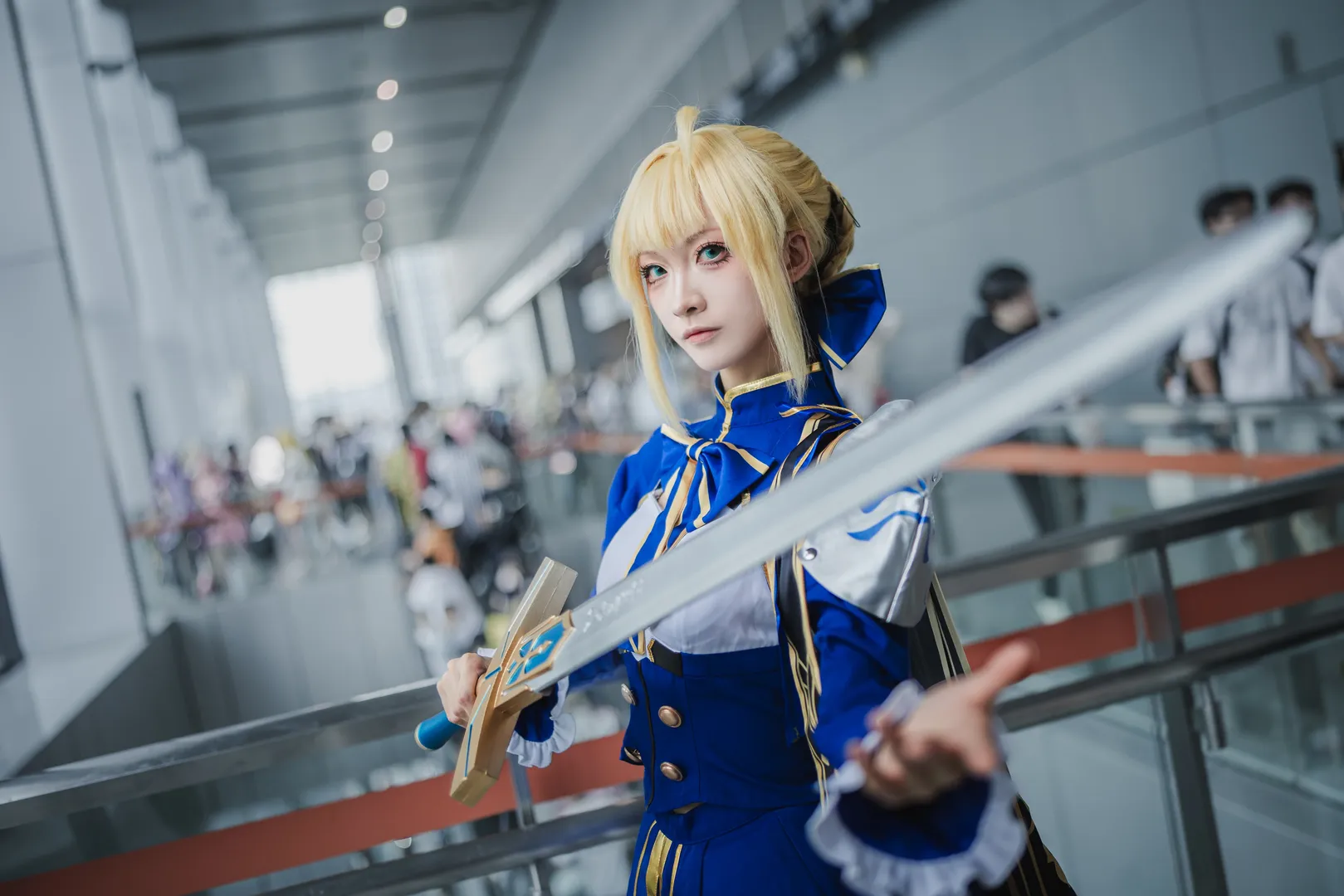 Fate/Grand Order, 漫展返图, 阿尔托莉雅cos, 丝袜, 萤火虫动漫展 - 第3张