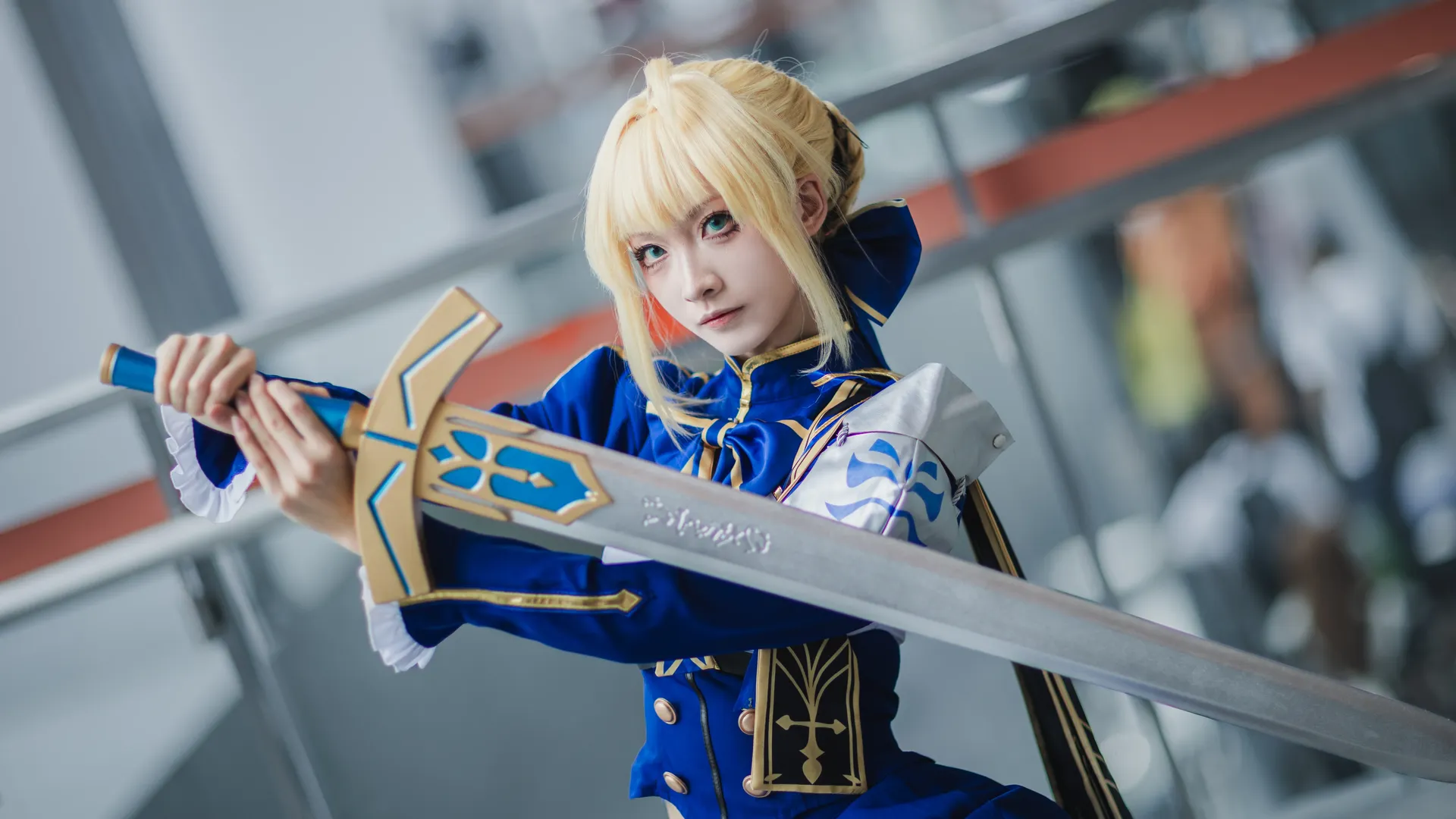 Fate/Grand Order, 漫展返图, 阿尔托莉雅cos, 丝袜, 萤火虫动漫展 - 第5张