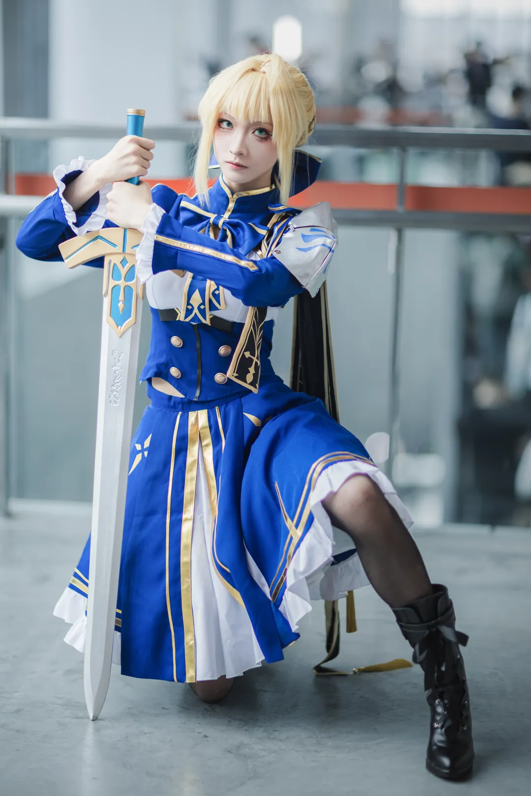 Fate/Grand Order, 漫展返图, 阿尔托莉雅cos, 丝袜, 萤火虫动漫展 - 第6张