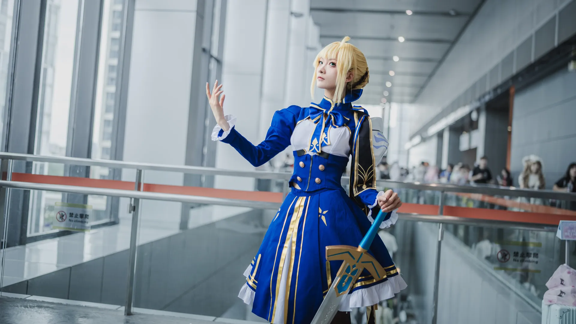 Fate/Grand Order, 漫展返图, 阿尔托莉雅cos, 丝袜, 萤火虫动漫展 - 第7张