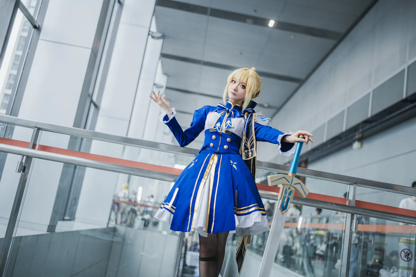 Fate/Grand Order, 漫展返图, 阿尔托莉雅cos, 丝袜, 萤火虫动漫展 - 第8张