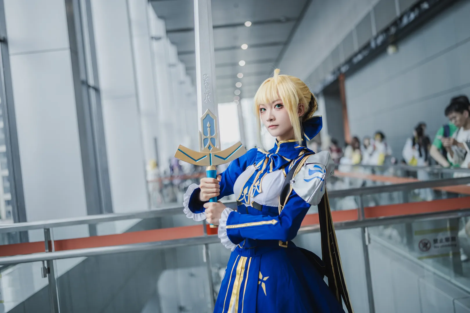 Fate/Grand Order, 漫展返图, 阿尔托莉雅cos, 丝袜, 萤火虫动漫展 - 第9张