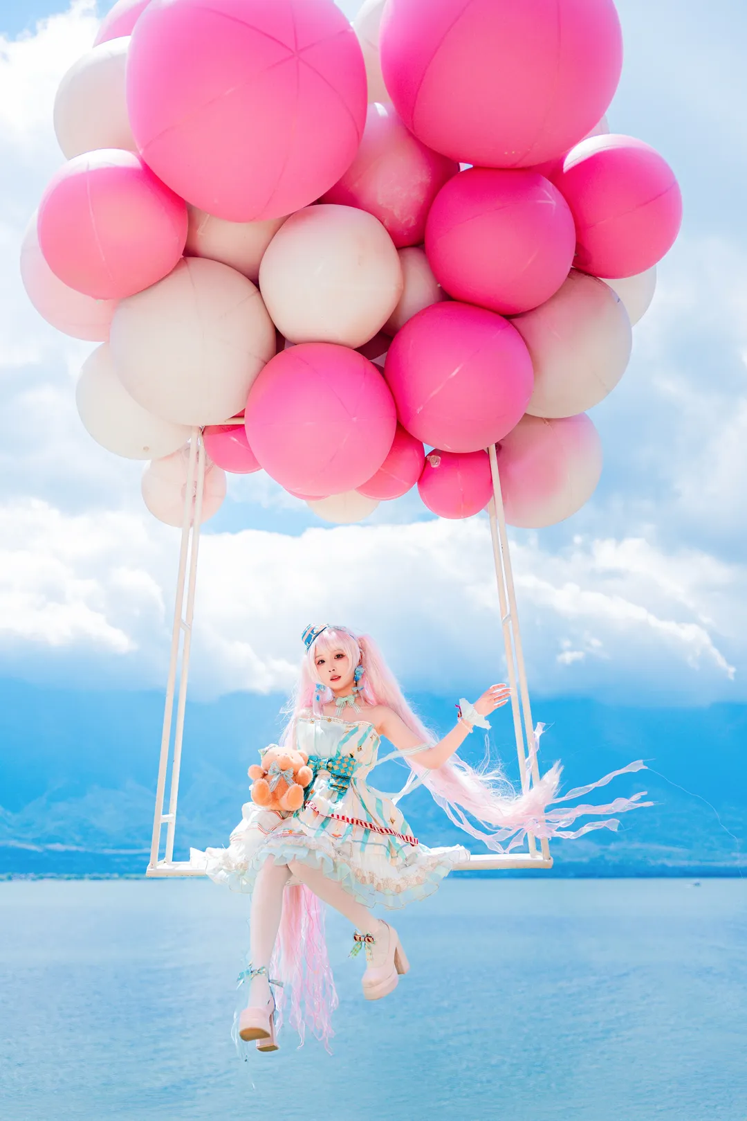 Lolita, 無限暖暖, 白絲穿搭, 攝影日常, 無限暖暖cos