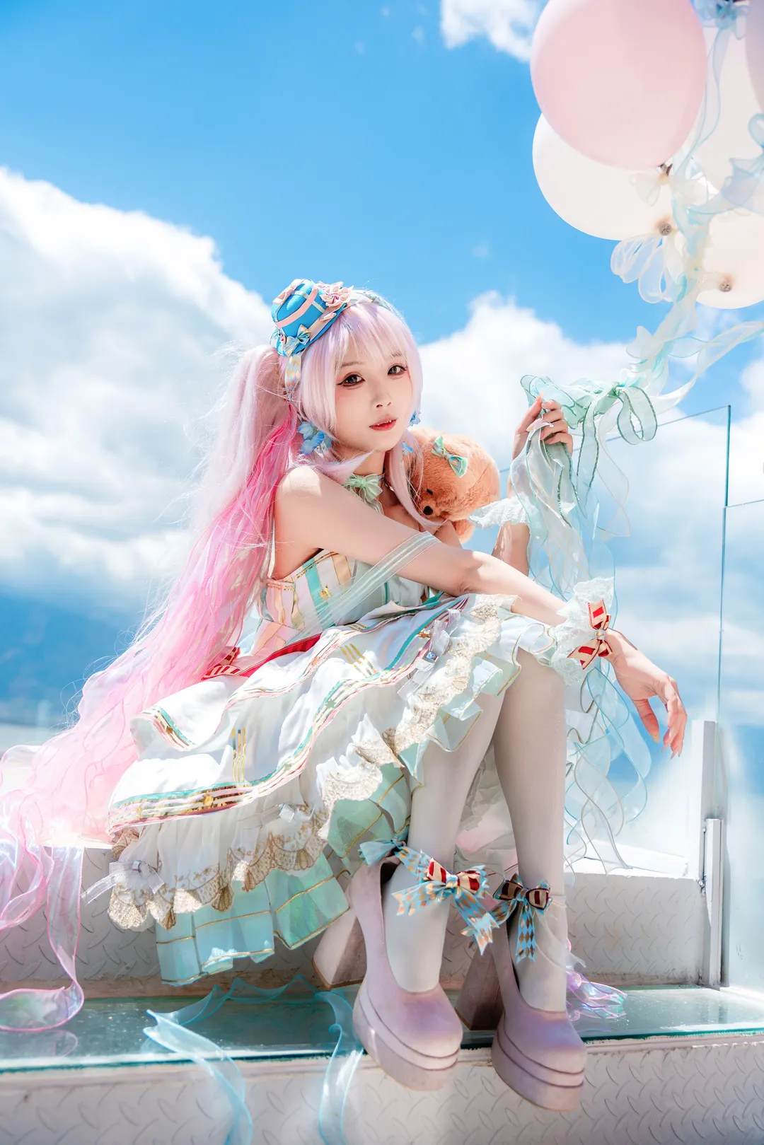 ロリータ, インフィニティニキ, 白ニーソコーデ, 撮影日常, インフィニティニキ コスプレ - 6枚目