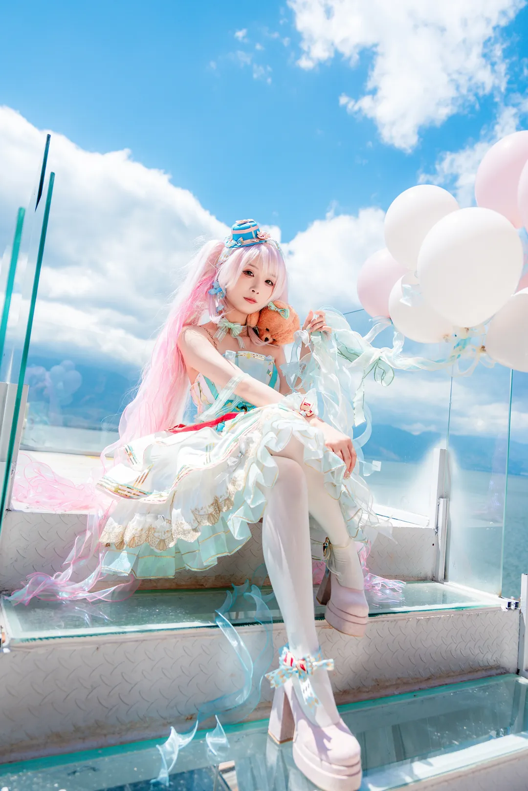 ロリータ, インフィニティニキ, 白ニーソコーデ, 撮影日常, インフィニティニキ コスプレ - 7枚目