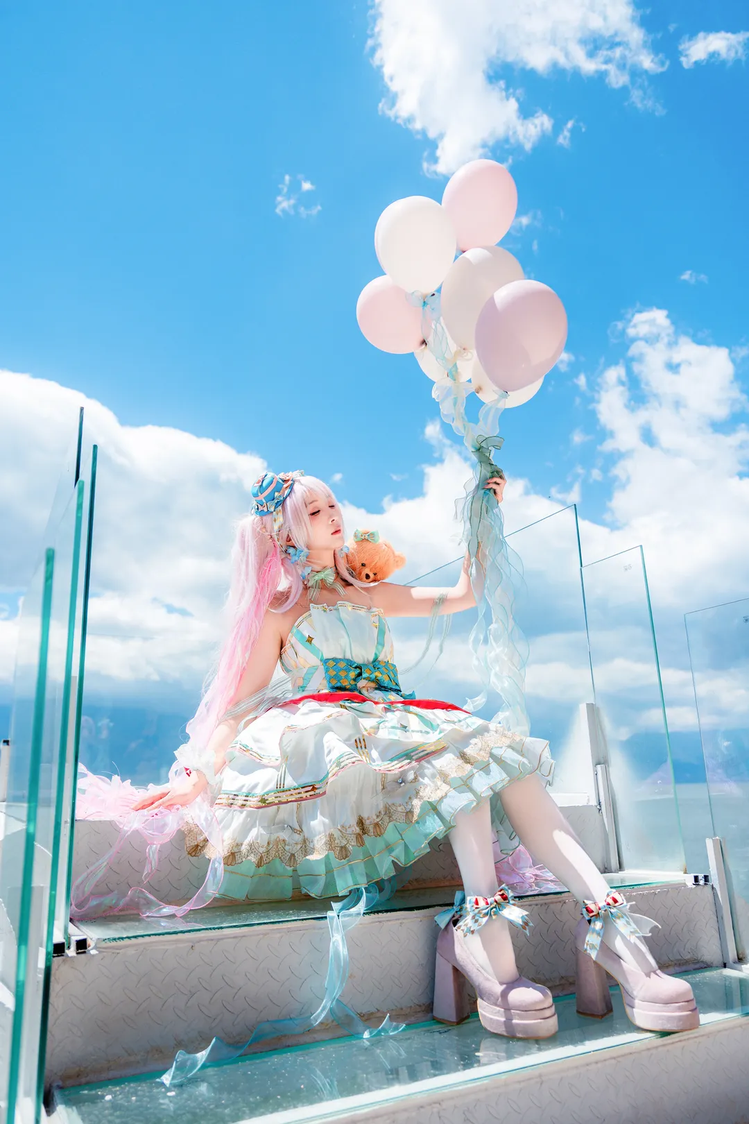 ロリータ, インフィニティニキ, 白ニーソコーデ, 撮影日常, インフィニティニキ コスプレ - 8枚目