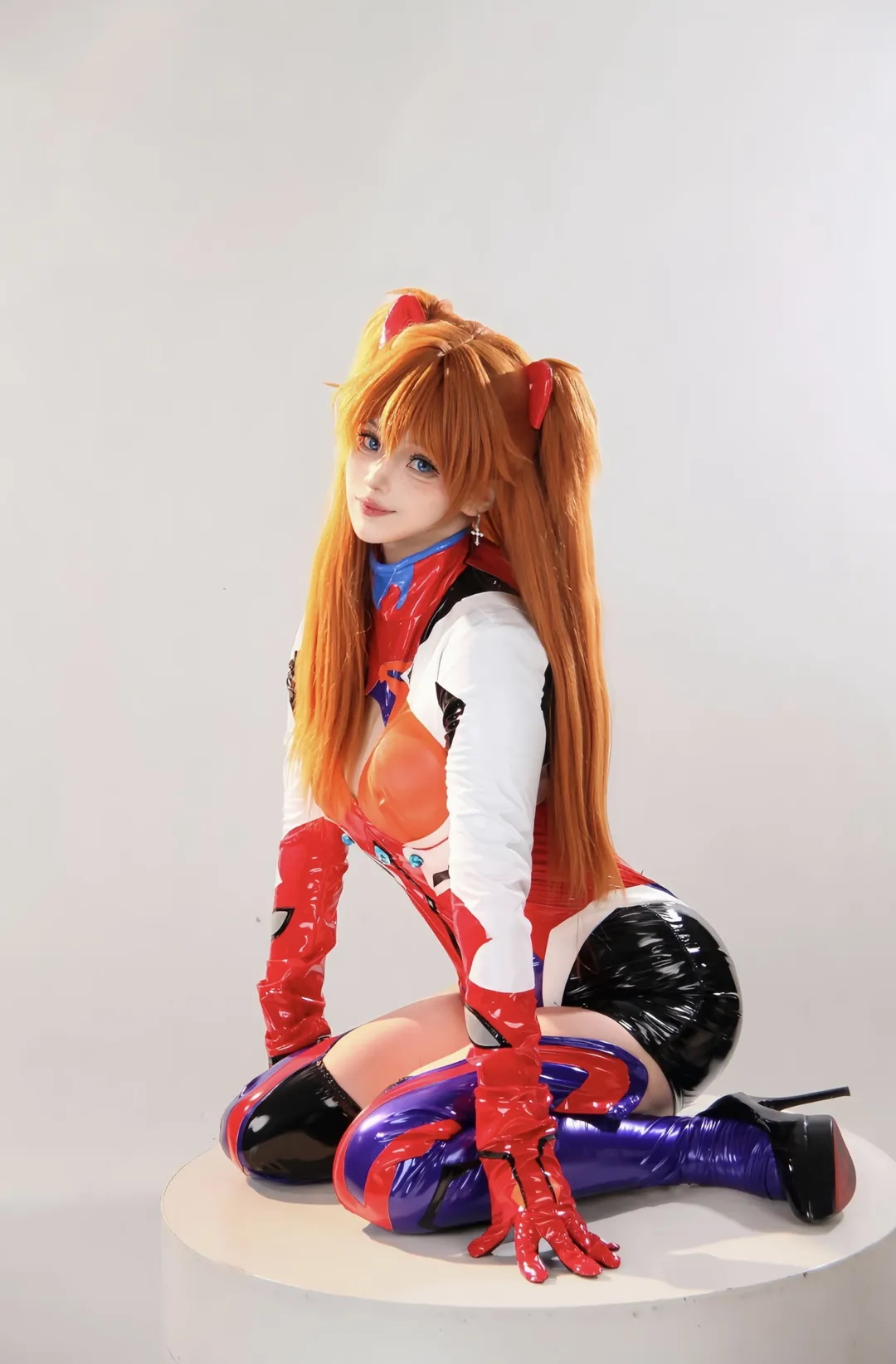 cosplay, EVA, 明日香cos, 战斗服, 动作分享 - 第10张