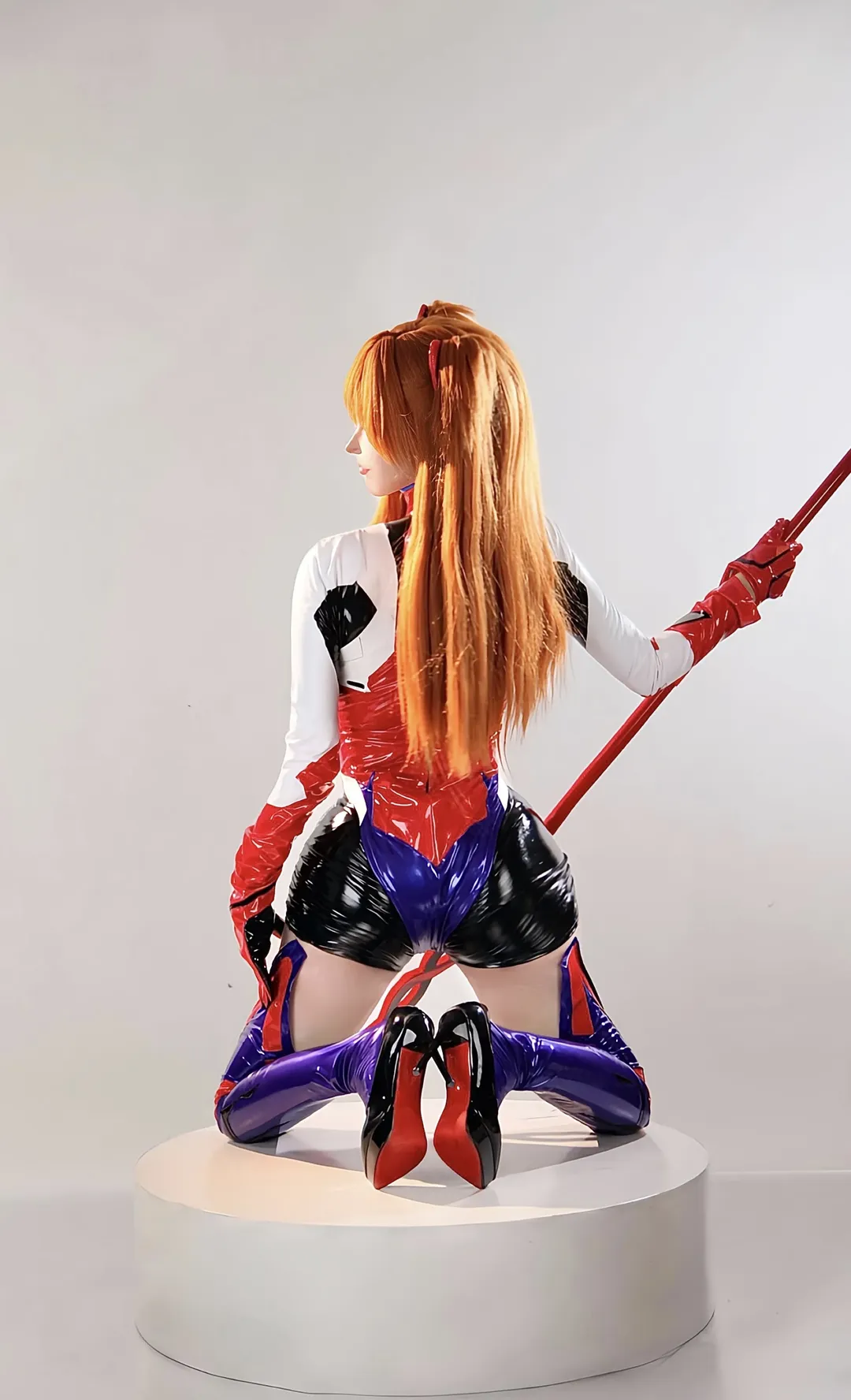 cosplay, EVA, 明日香cos, 战斗服, 动作分享 - 第2张