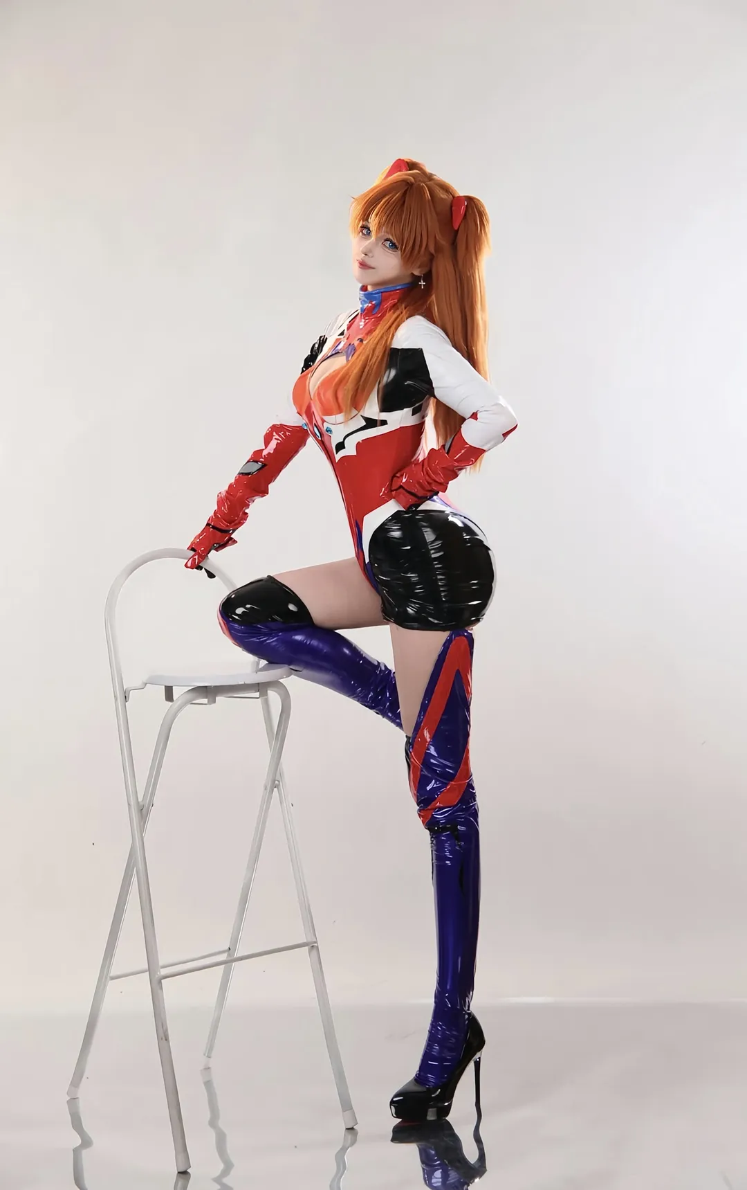 cosplay, EVA, 明日香cos, 战斗服, 动作分享 - 第3张