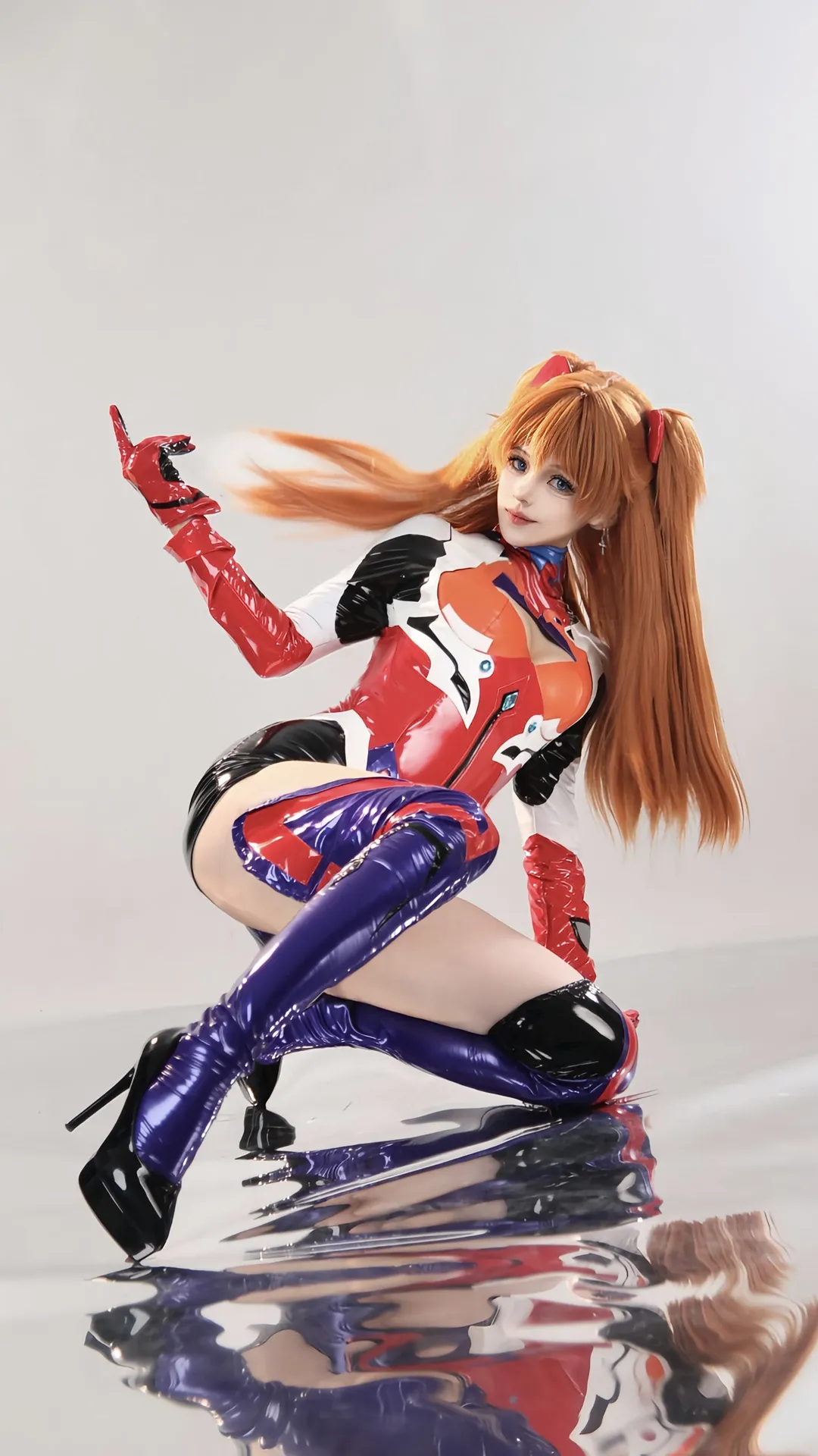 cosplay, EVA, 明日香cos, 战斗服, 动作分享 - 第4张