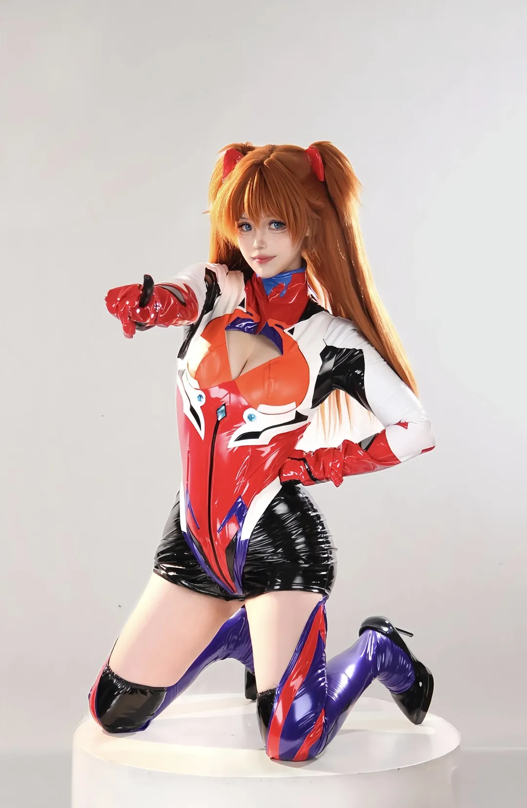 cosplay, EVA, 明日香cos, 战斗服, 动作分享 - 第8张
