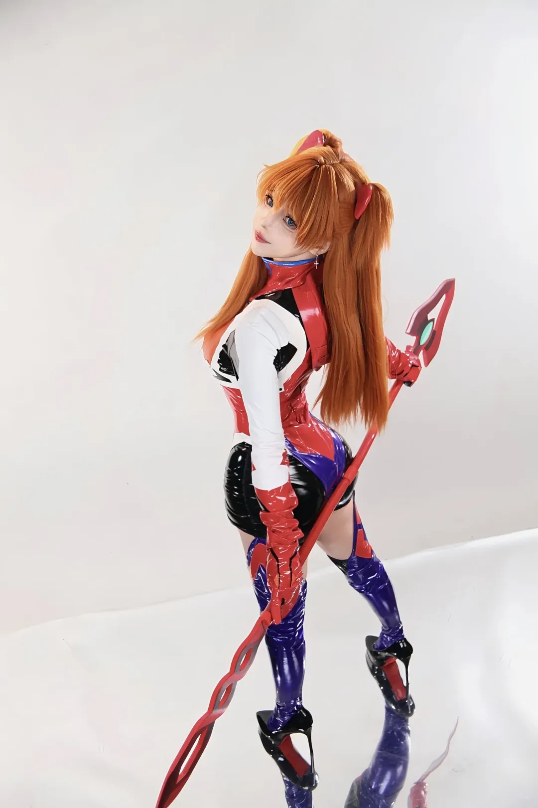 cosplay, EVA, 明日香cos, 战斗服, 动作分享 - 第9张