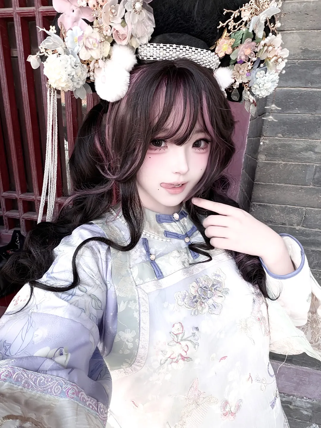 古风cos, 妆容分享, 清宫造型, 汉服拍摄, 头饰搭配 - 第1张