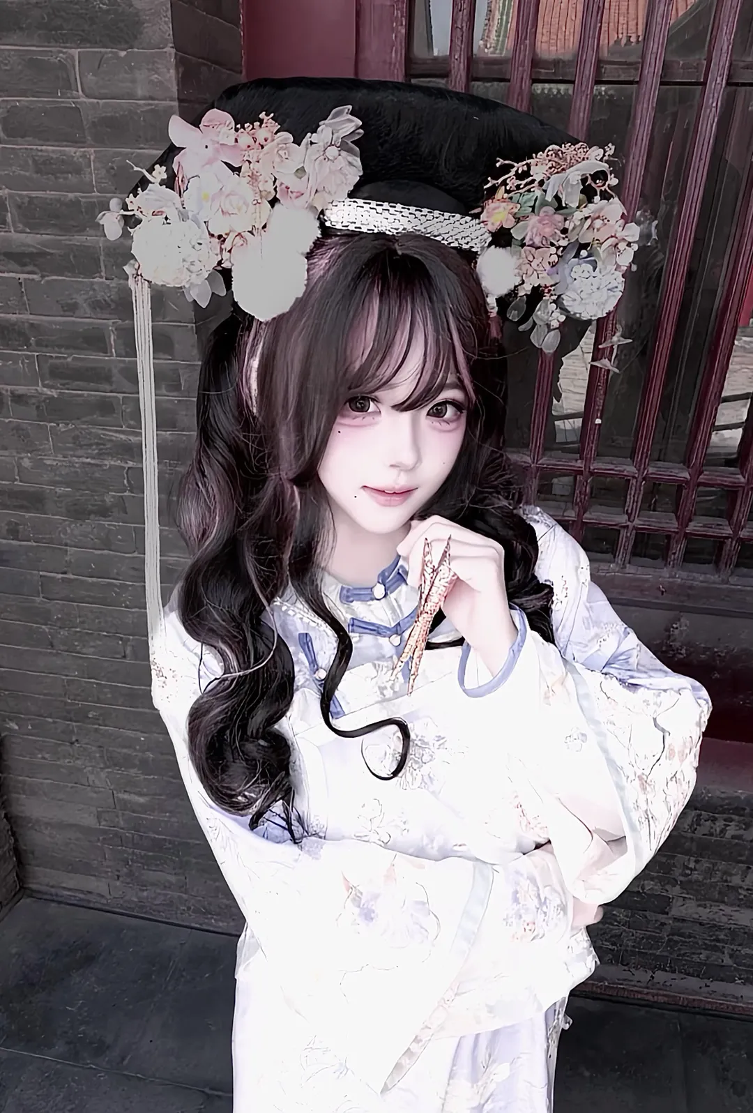 古风cos, 妆容分享, 清宫造型, 汉服拍摄, 头饰搭配