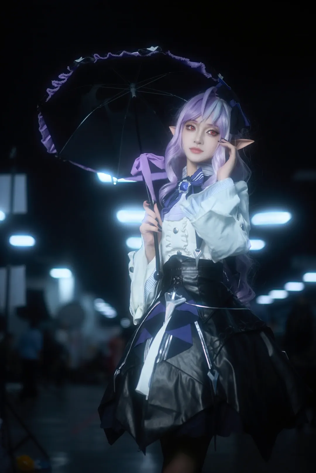 Zenless Zone Zero, Vivian cosplay, Convention photos, Black tights outfit, CHCC Anime Convention - Image 1