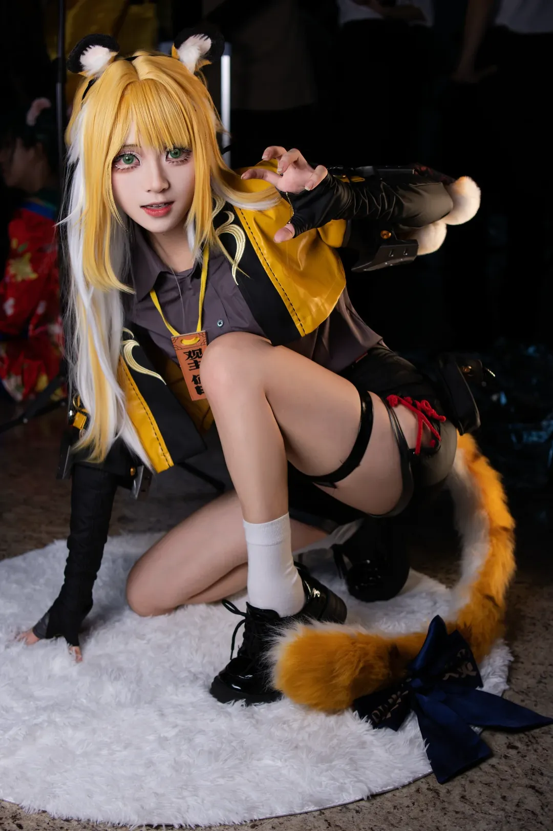 绝区零, 橘福福cos, cosplay摄影, 兽耳娘漫展, 黄发角色 - 第1张
