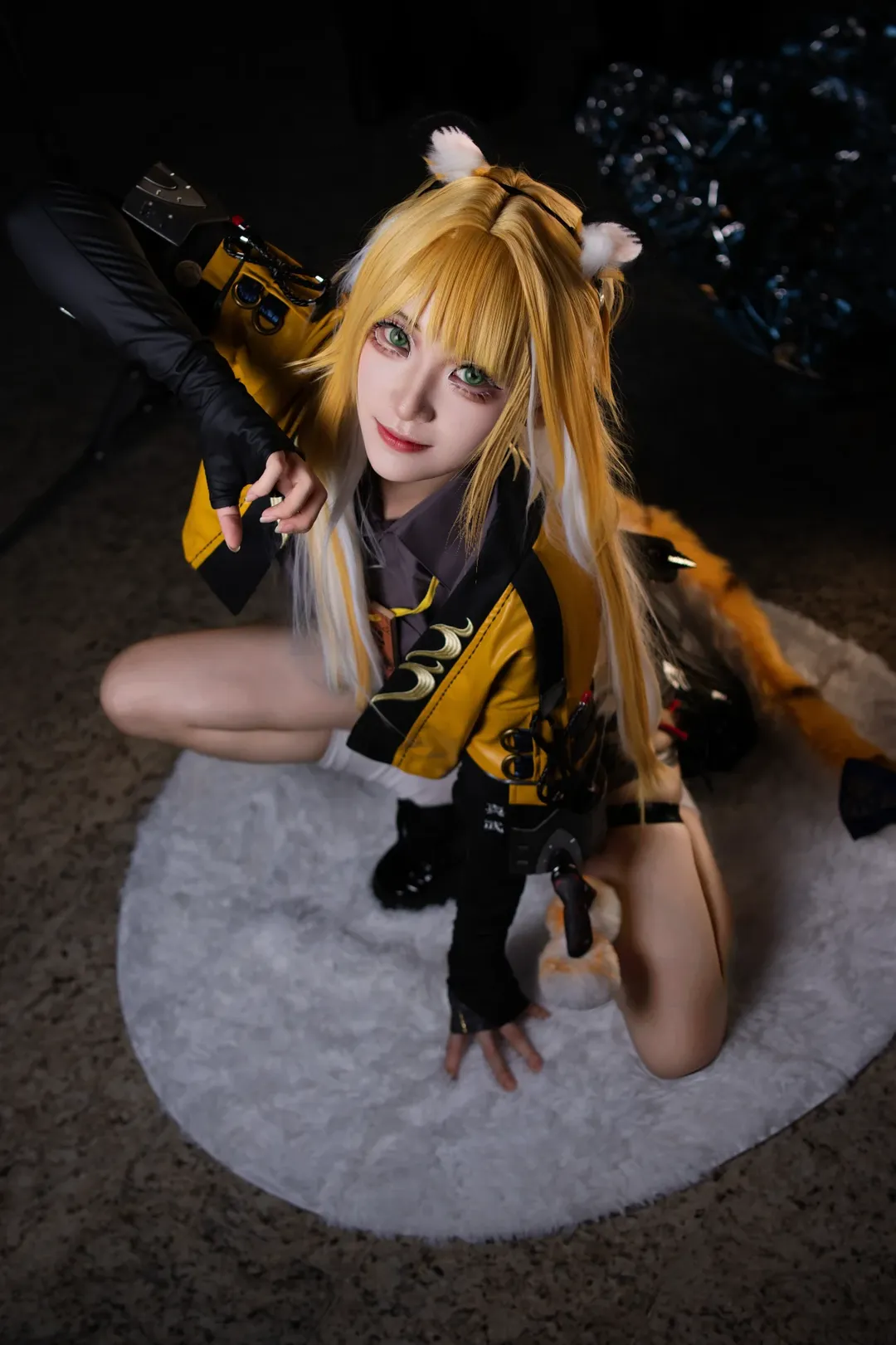 绝区零, 橘福福cos, cosplay摄影, 兽耳娘漫展, 黄发角色