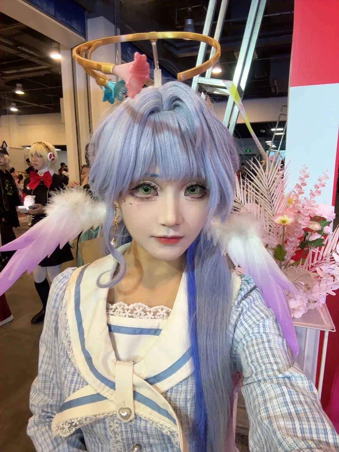 崩坏星穹铁道, 知更鸟cos, 漫展场照, cosplay日常, 天环族羽毛翅膀 - 第1张