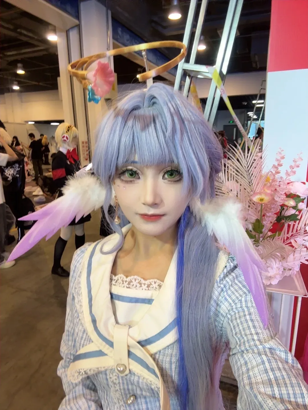 崩坏星穹铁道, 知更鸟cos, 漫展场照, cosplay日常, 天环族羽毛翅膀