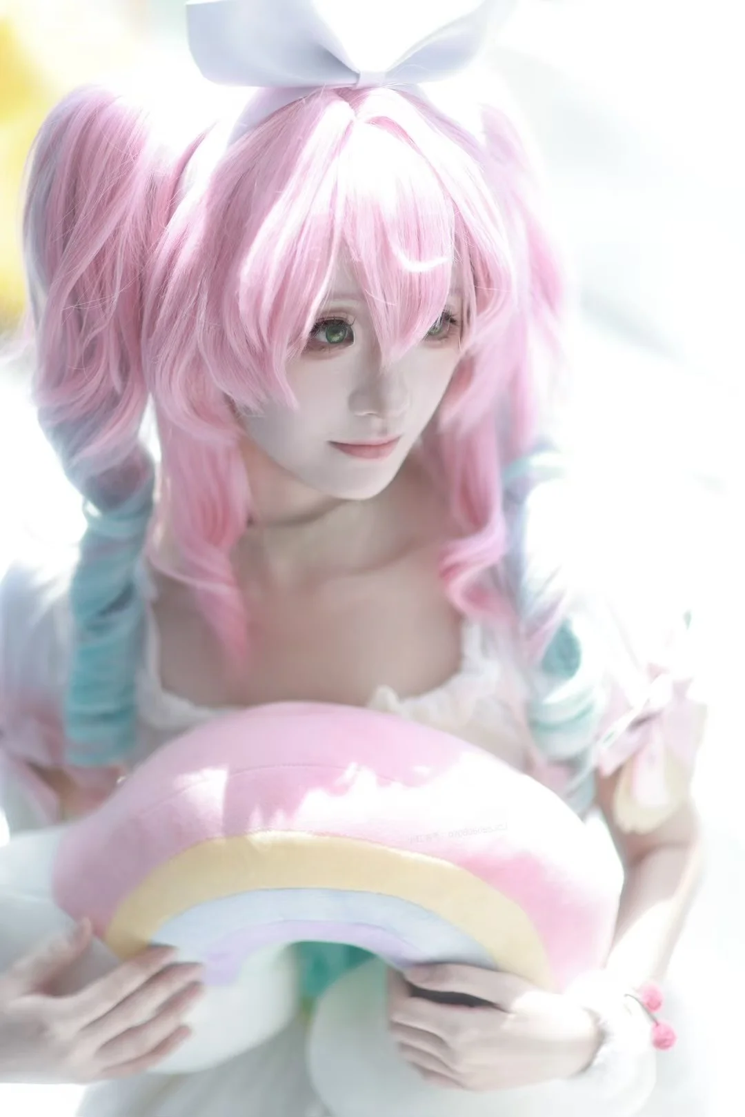 崩坏星穹铁道, 二次元cosplay, 风堇cos, 粉色假发, 高调摄影