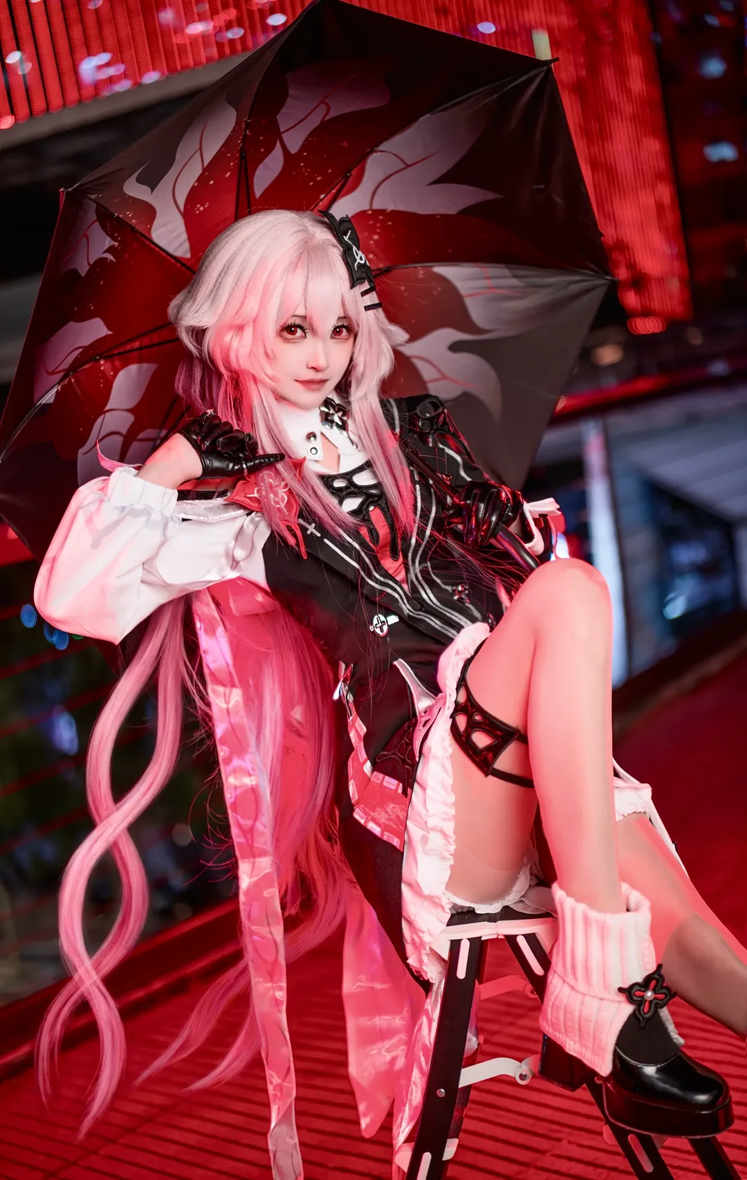 崩壞星穹鐵道, 長夜月cos, 夜景攝影, cosplay穿搭, 萬聖節cosplay