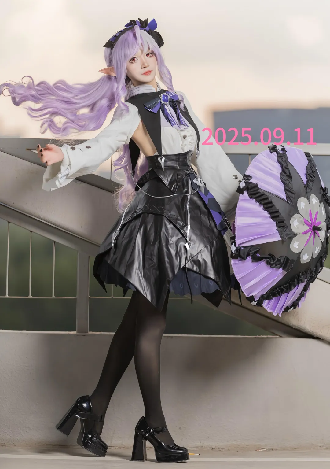 二次元摄影, 漫展返图, 黑丝穿搭, coser日常, 崩坏星穹铁道cosplay