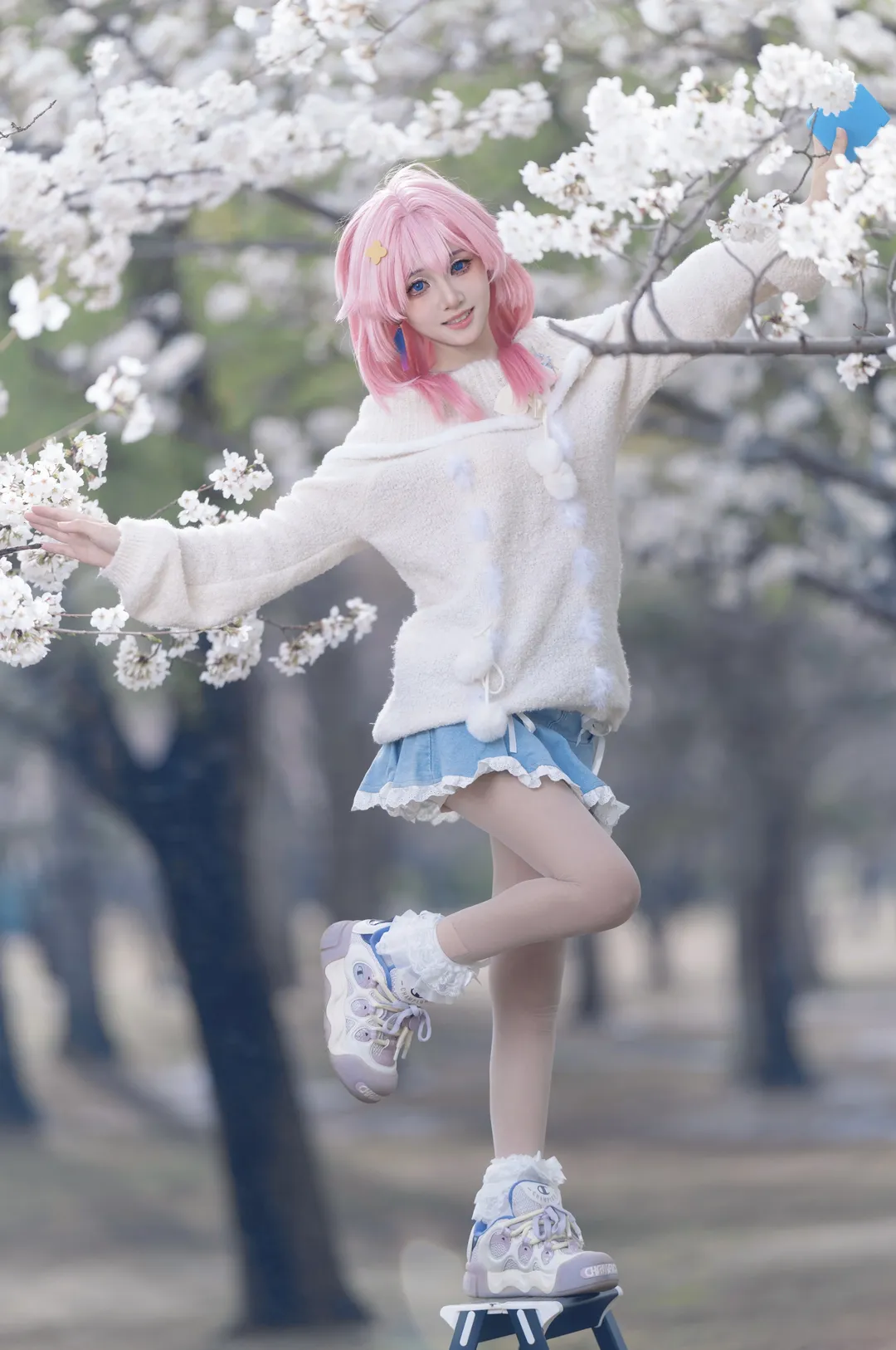 崩壊：スターレイル, 三月なのか コスプレ, 二次元ファッション, 桜フォトグラフ, スイートガール