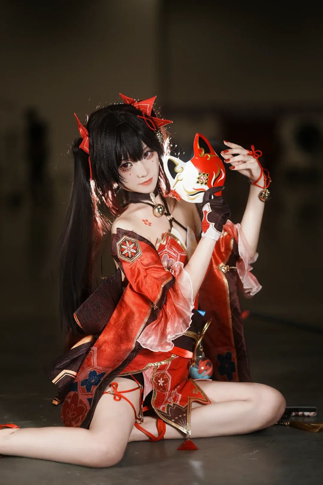Honkai: Star Rail, Convention photos, Anime cosplay, Sparkle cosplay, Fox-masked girl