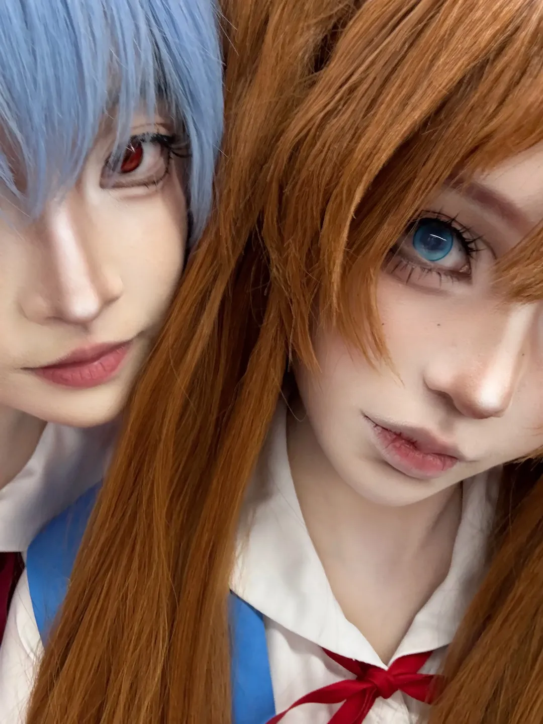 cosplay, 绫波丽cos, 明日香cos, 新世纪福音战士, 香丽cp - 第1张
