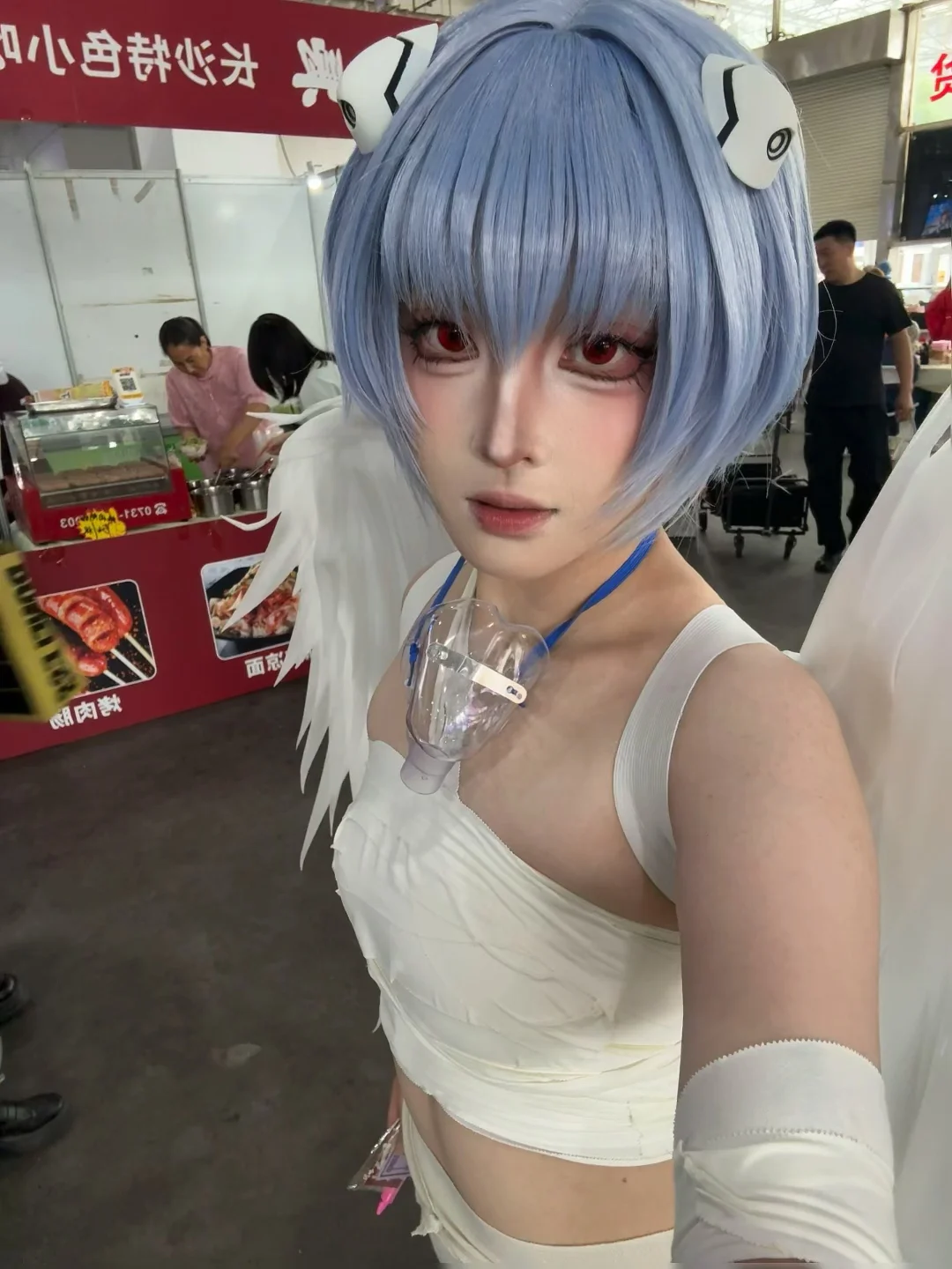漫展返图, 绫波丽cos, EVA, 长沙漫展, 绷带天使 - 第1张