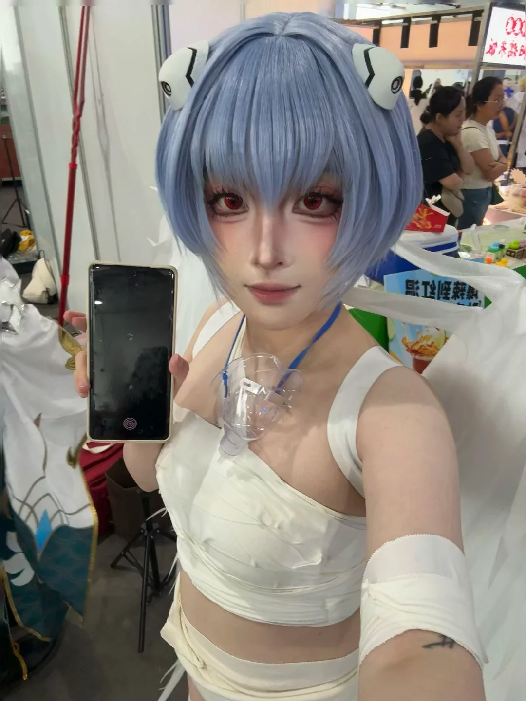 漫展返图, 绫波丽cos, EVA, 长沙漫展, 绷带天使