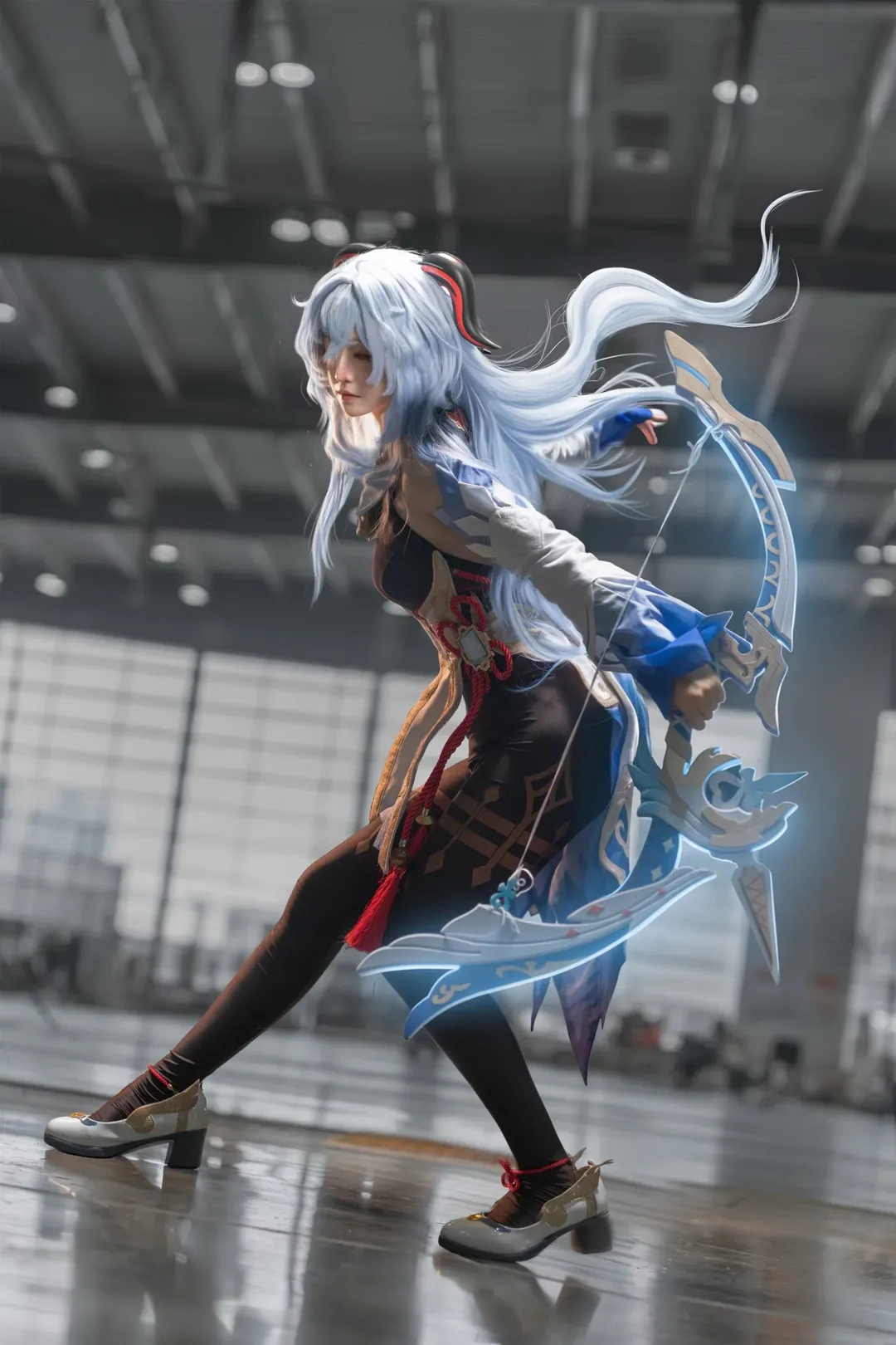 コスプレ撮影, 黒ストッキングコスプレ, 長沙ACCアニメイベント, アルレッキーノ コスプレ, キリコ コスプレ - 10枚目