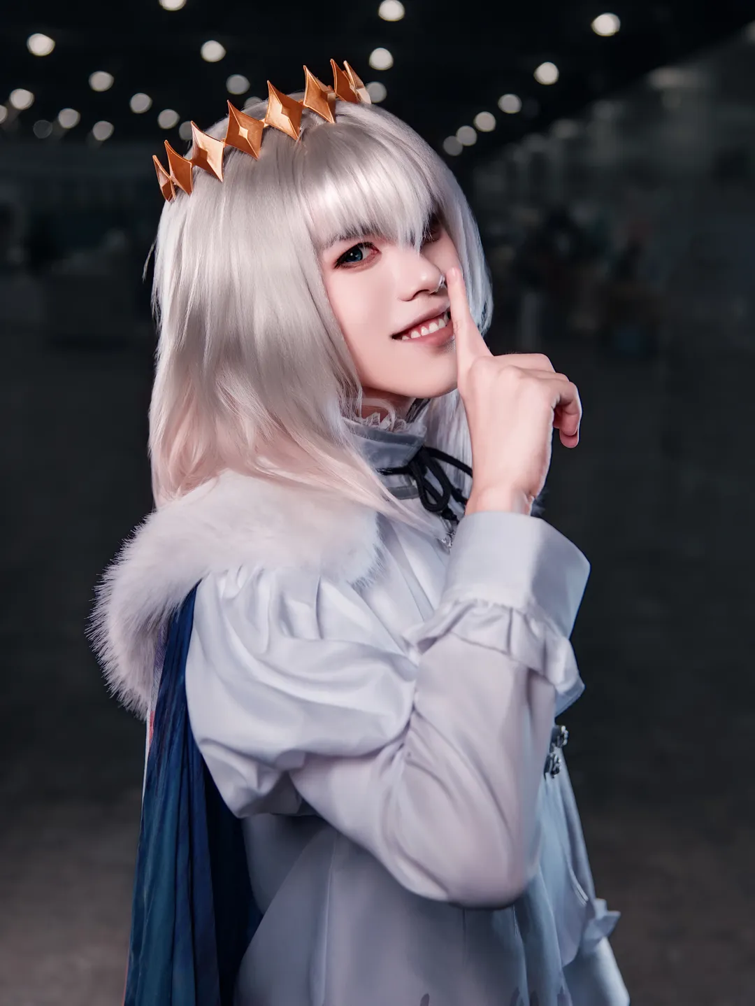漫展返图, 漫展场照, FGO, 奥伯龙cos, 银发男装 - 第2张