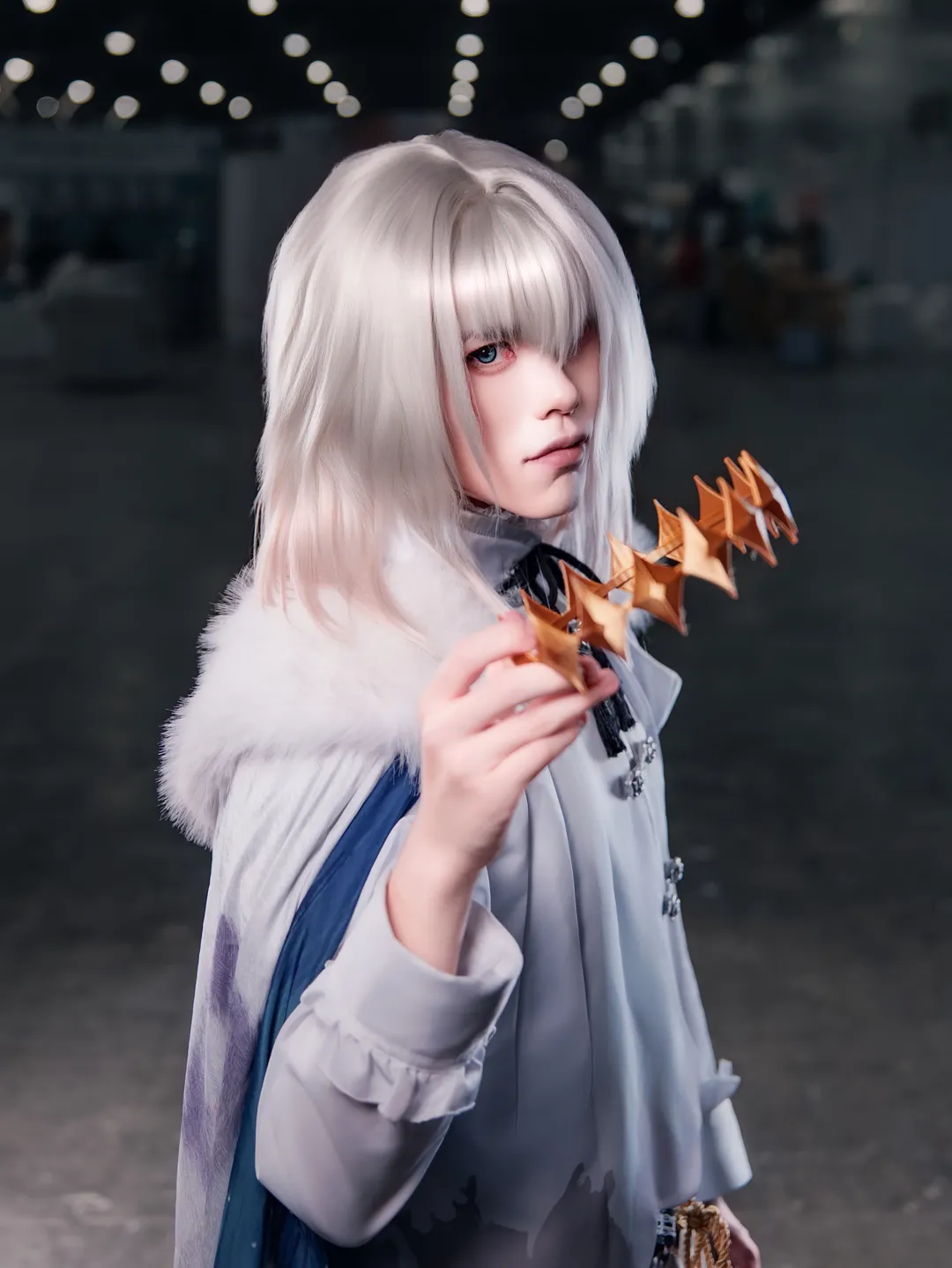 漫展返图, 漫展场照, FGO, 奥伯龙cos, 银发男装 - 第5张