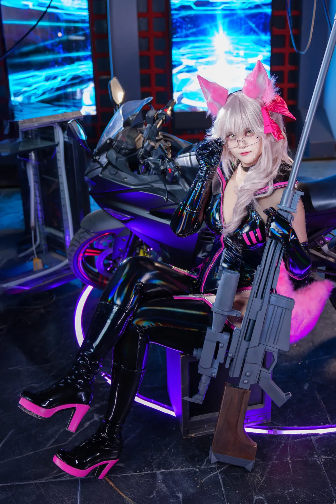 cosplay, 赛博朋克, FGO, 高扬斯卡娅cos, 漆皮 - 第11张