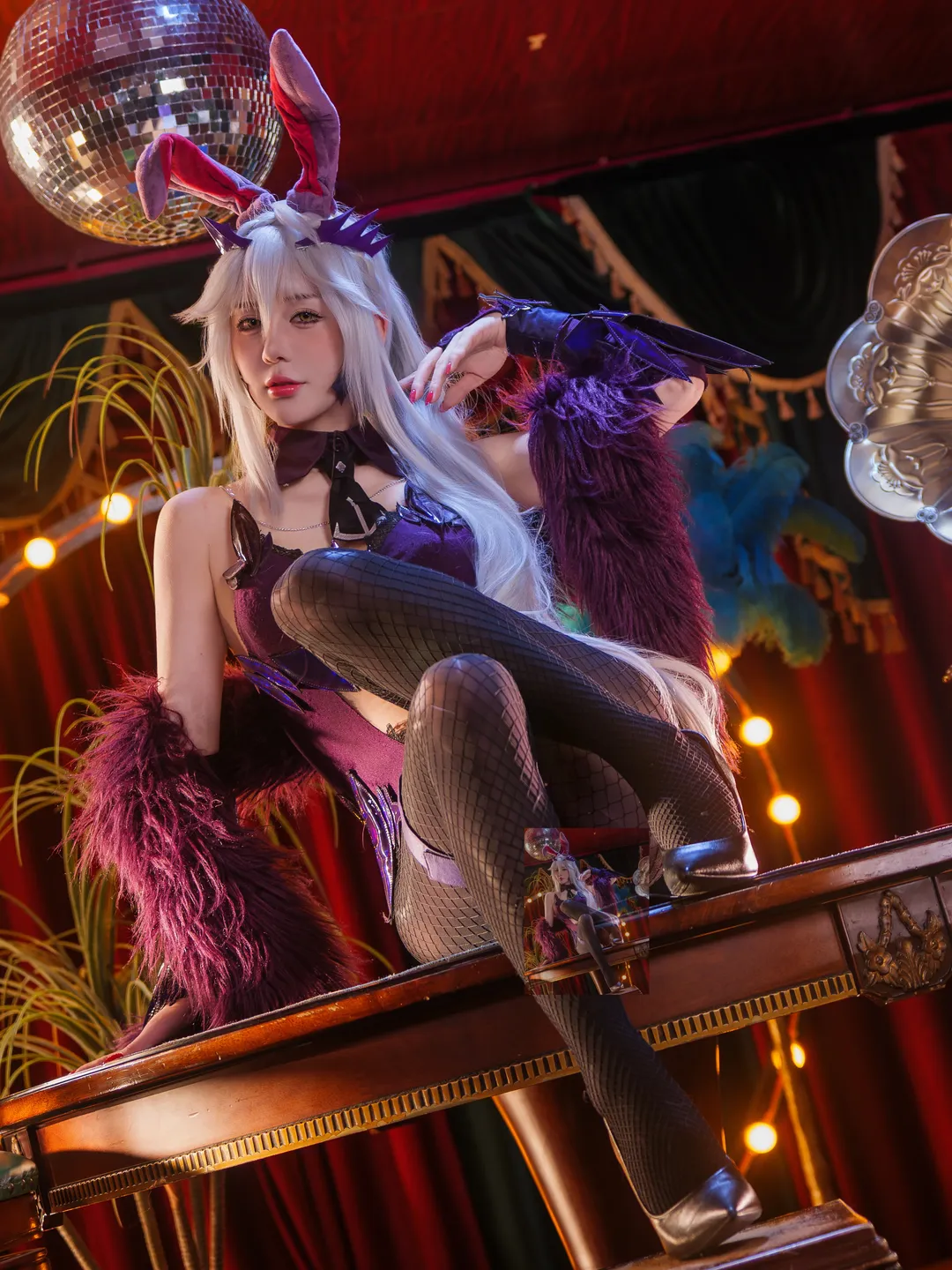 cosplay, 兔女郎, FGO, 黑丝, 黑枪呆cos