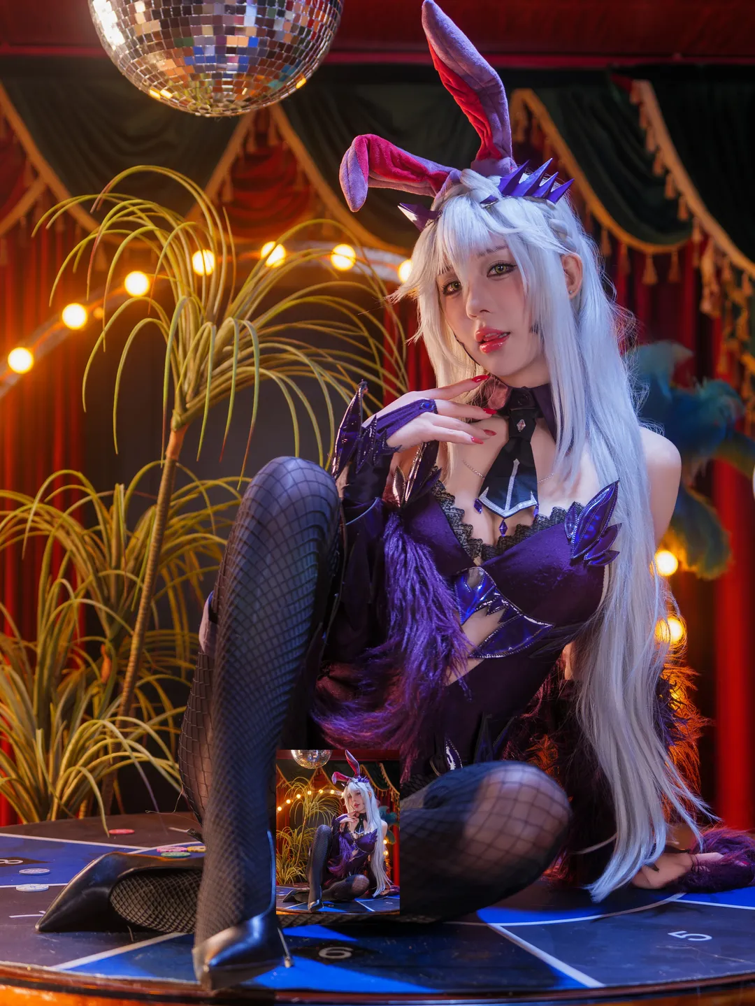 Fate/Grand Order, 兔女郎, 复古风, 黑枪呆cos, 网袜 - 第2张