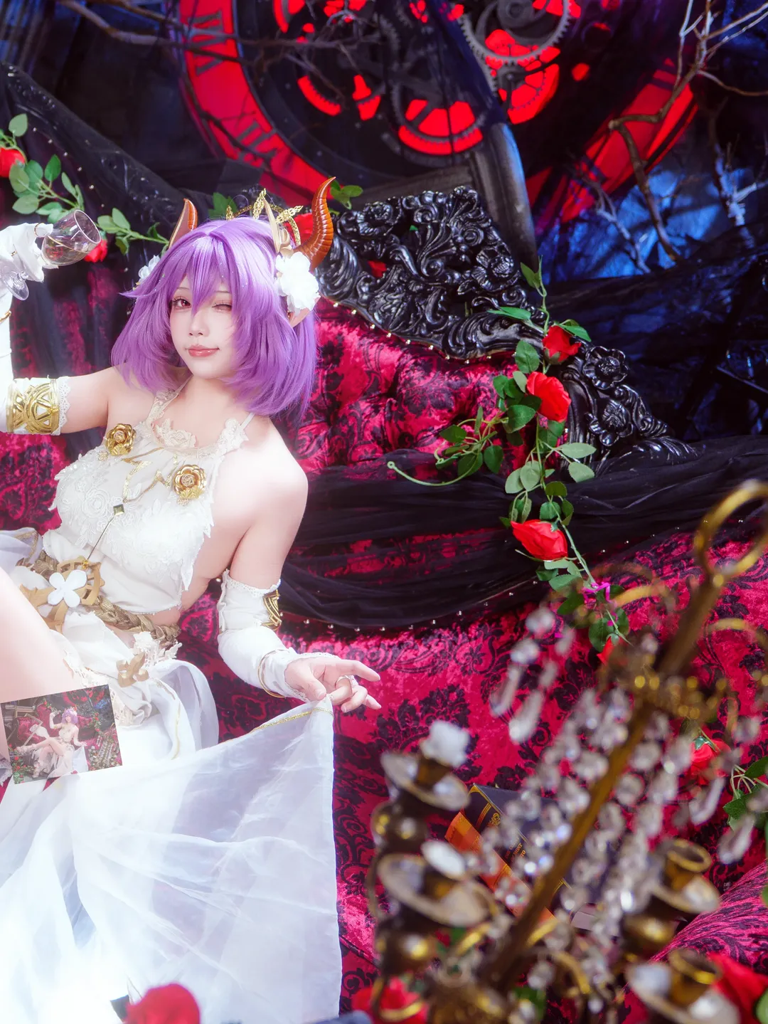 角色扮演, 二次元, 复古风, 龙姬古蕾雅cos, 碧蓝幻想