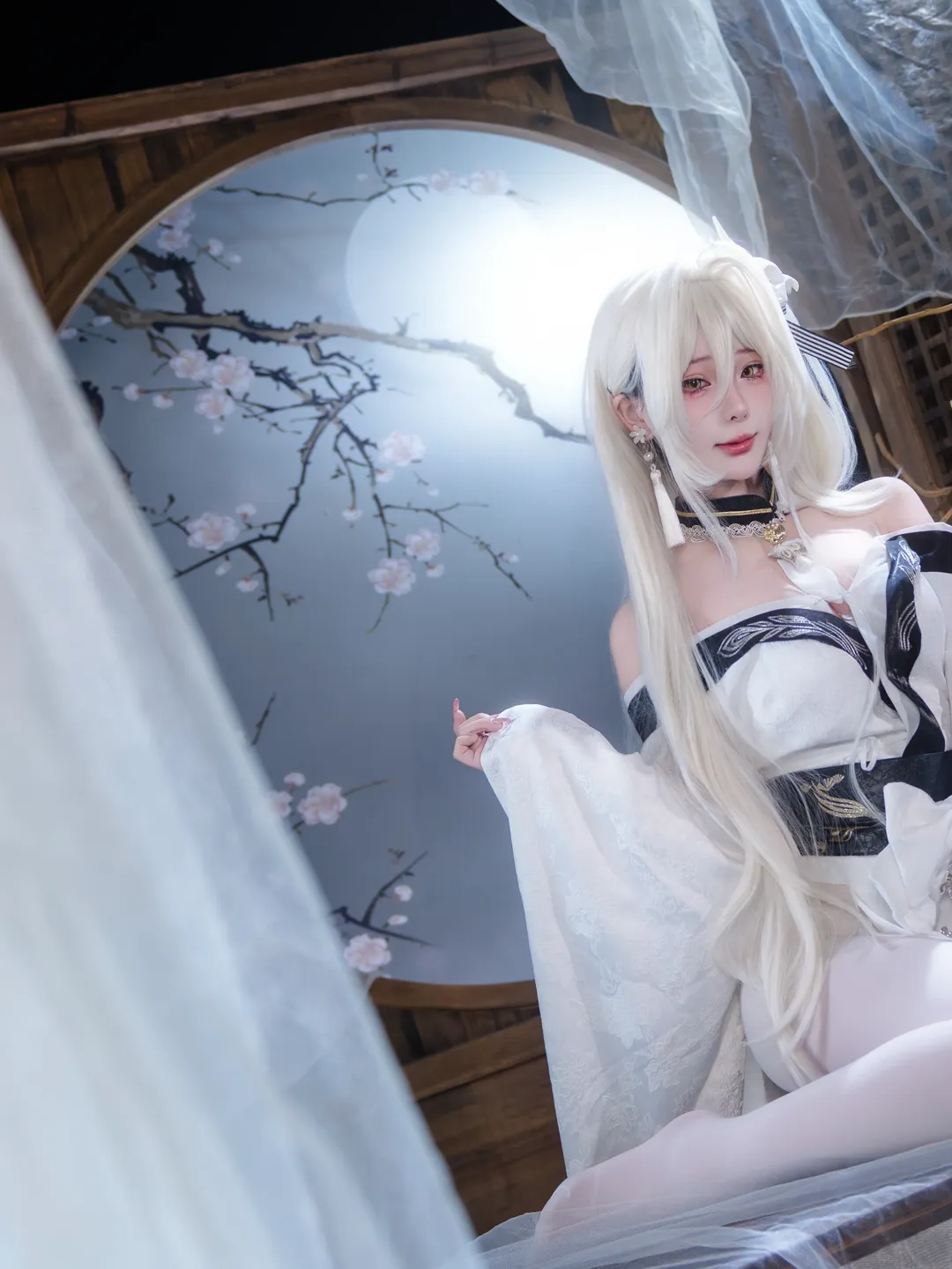 古风摄影, 碧蓝航线, 二次元cos, 白凤cos, 白丝cosplay